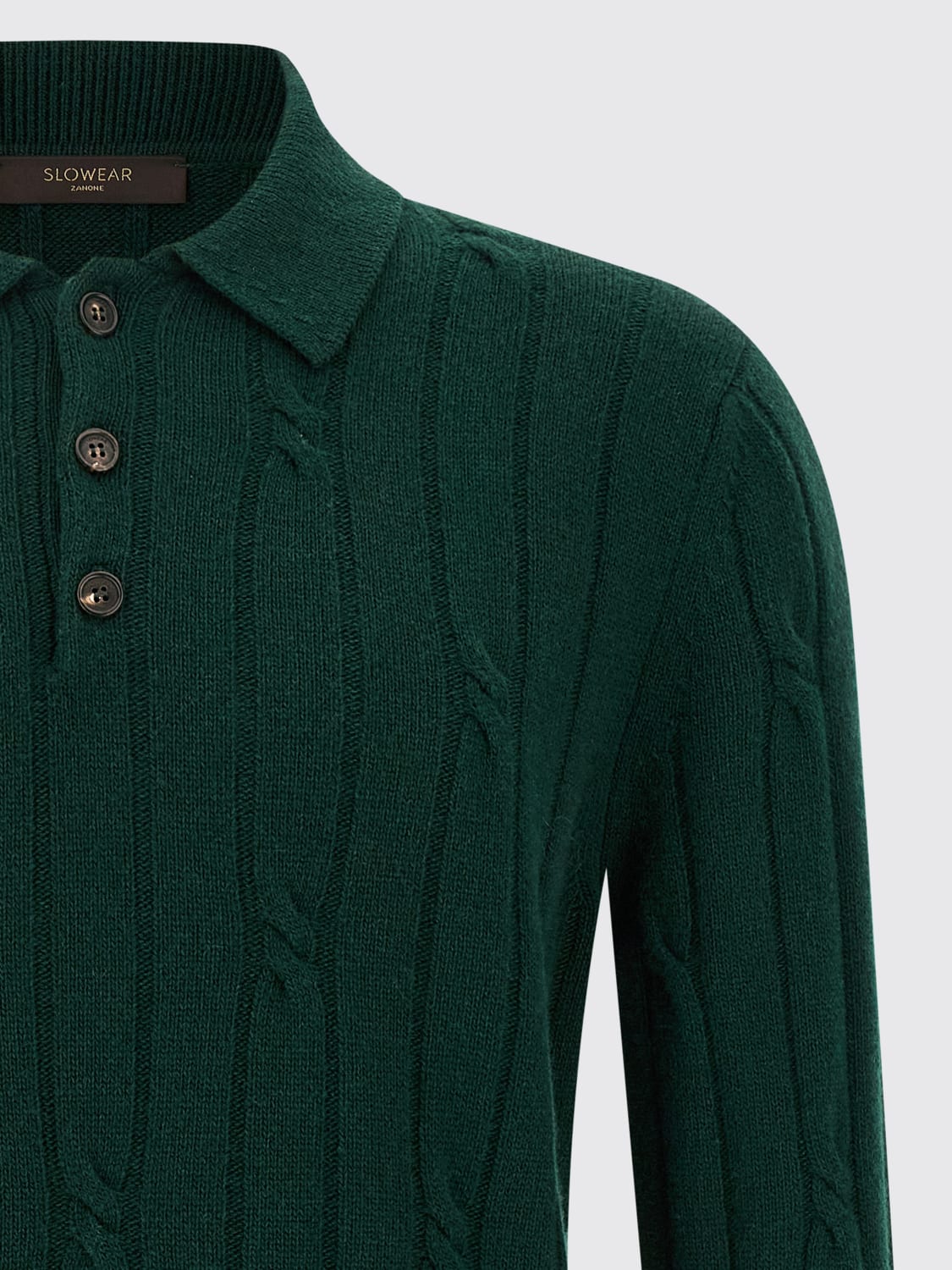 ZANONE POLO SHIRT: Polo shirt men Zanone, Green - Img 3