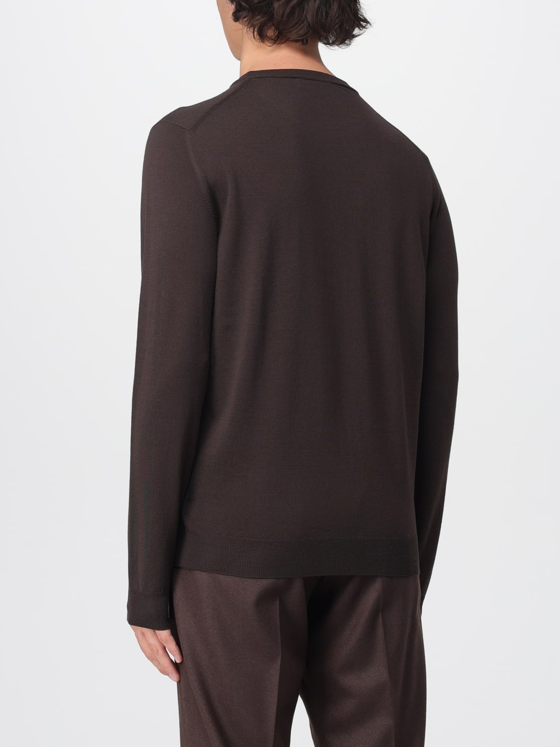 ZANONE SWEATER: Cardigan men Zanone, Brown - Img 2