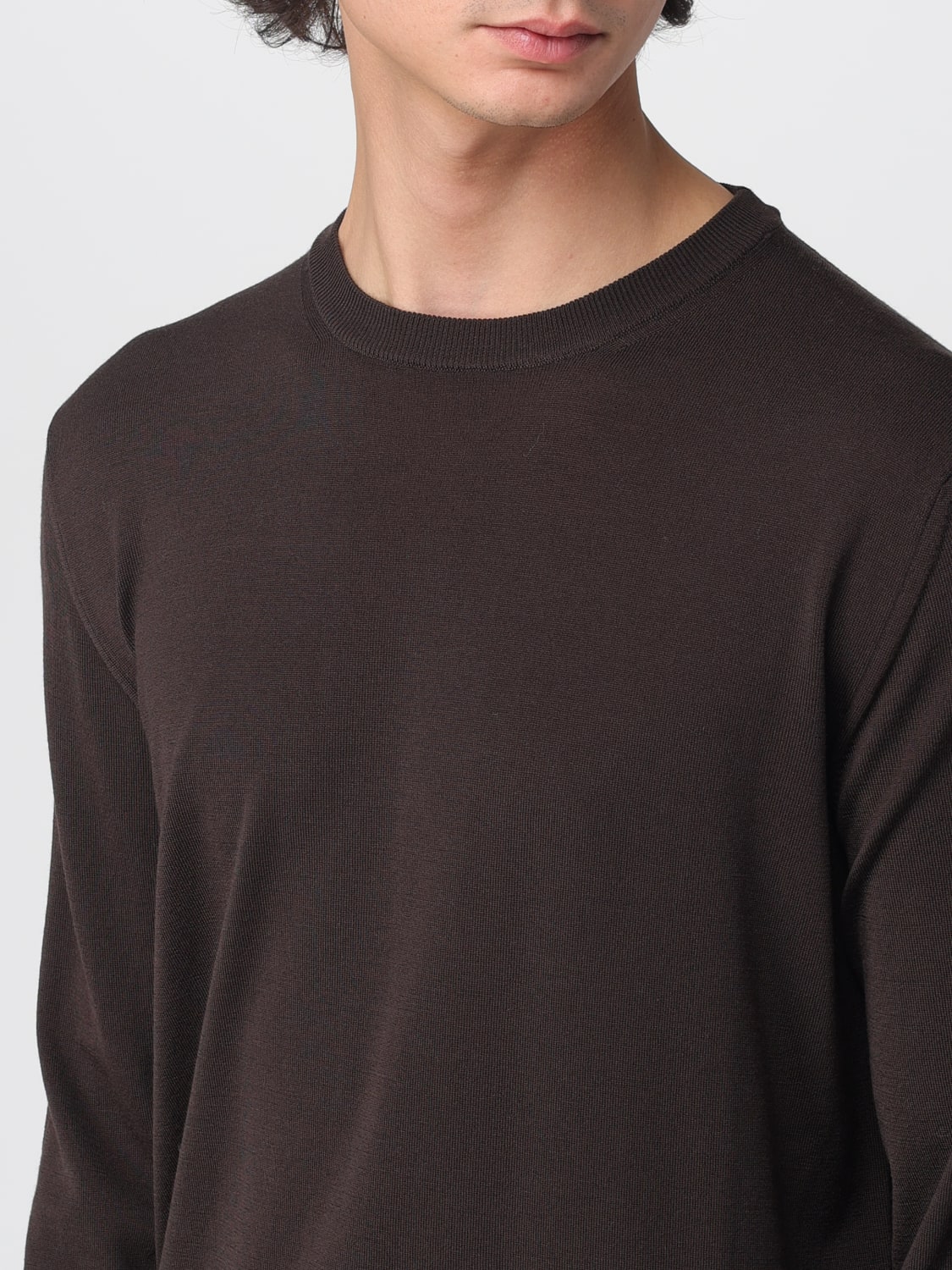 ZANONE SWEATER: Cardigan men Zanone, Brown - Img 3