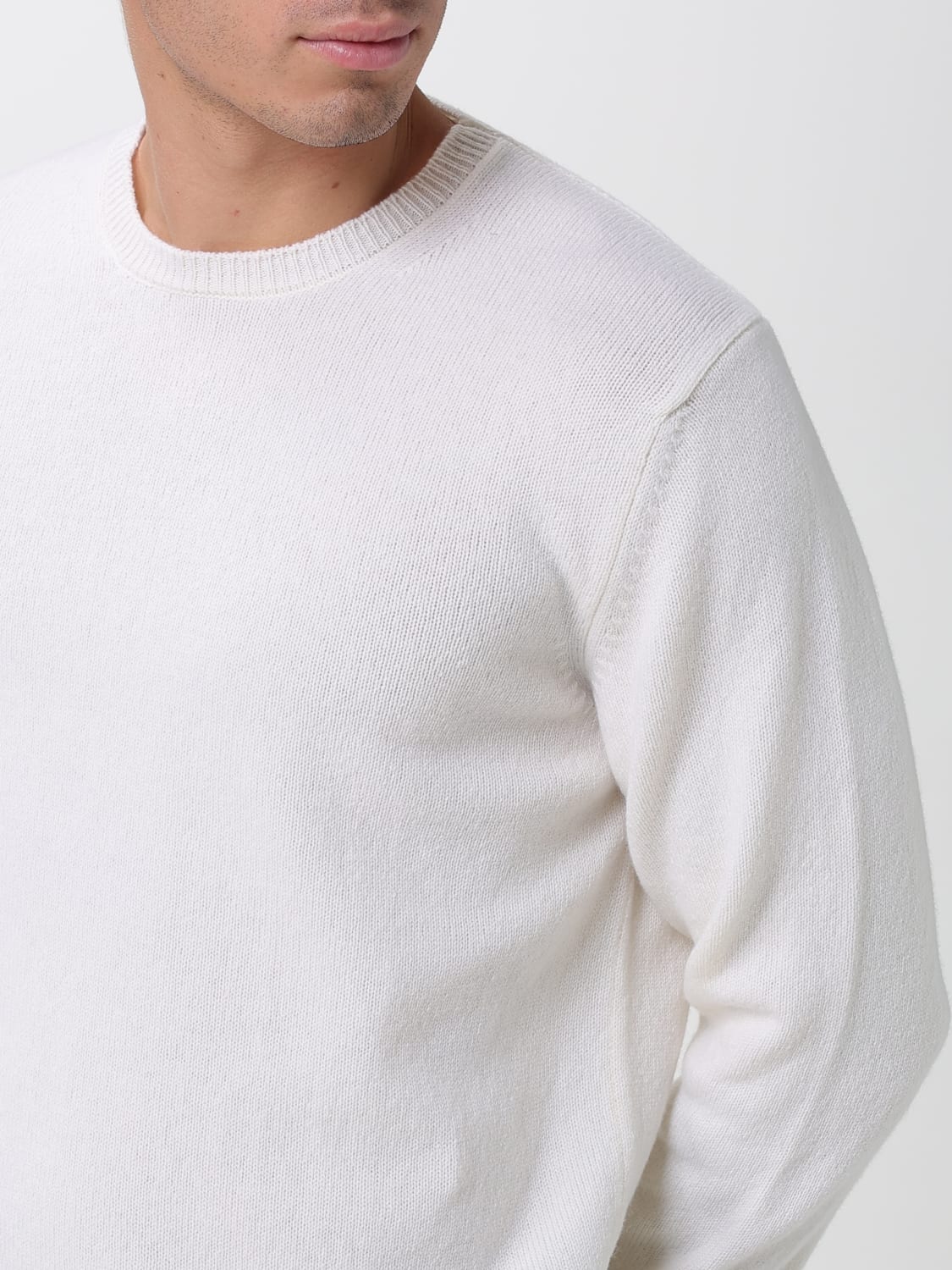 ZANONE JUMPER: Cardigan men Zanone, White - Img 3