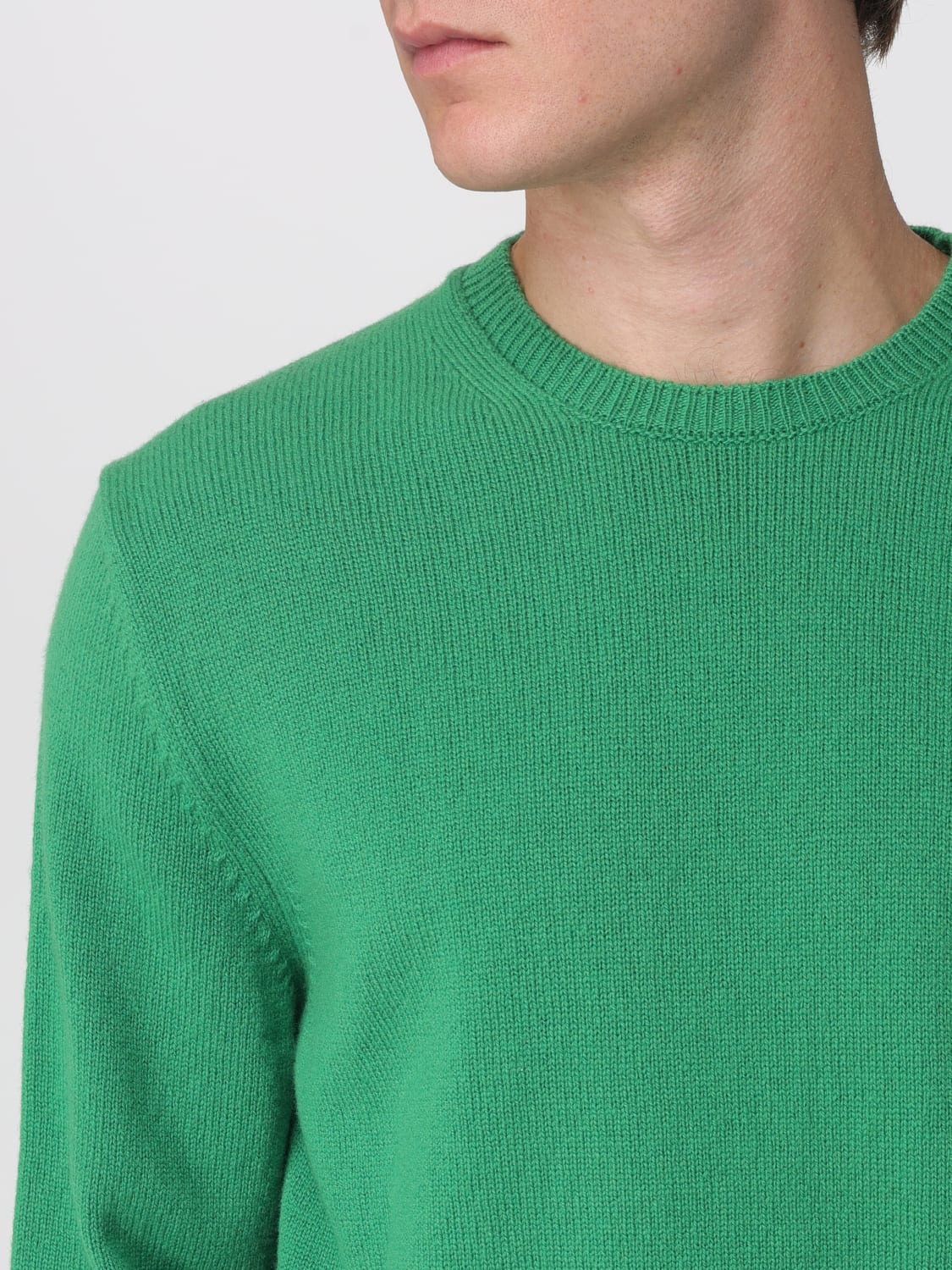 ZANONE JERSEY: Cárdigan hombre Zanone, Verde Bosque - Img 3