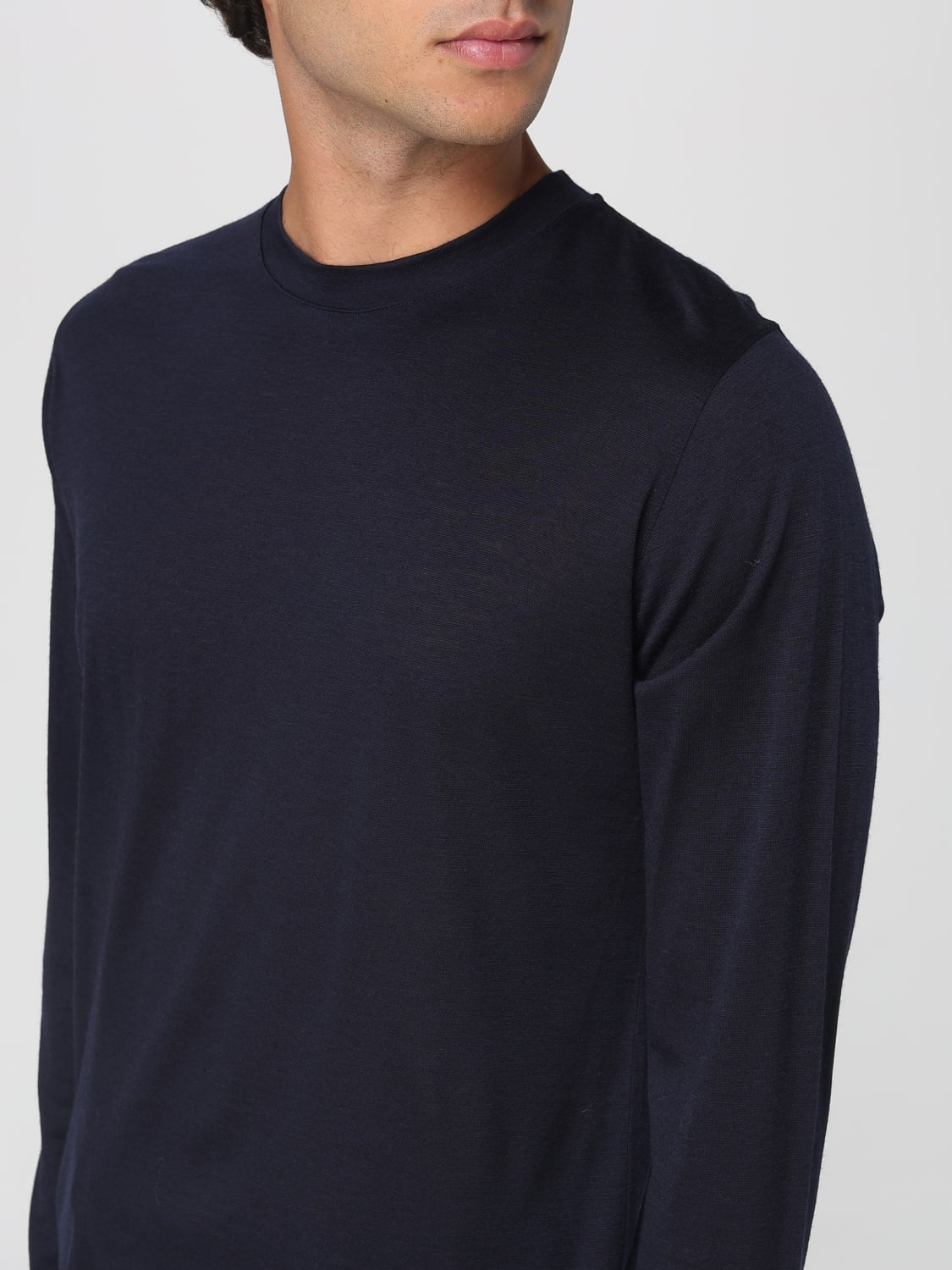 ZANONE JERSEY: Camiseta hombre Zanone, Azul Oscuro - Img 3