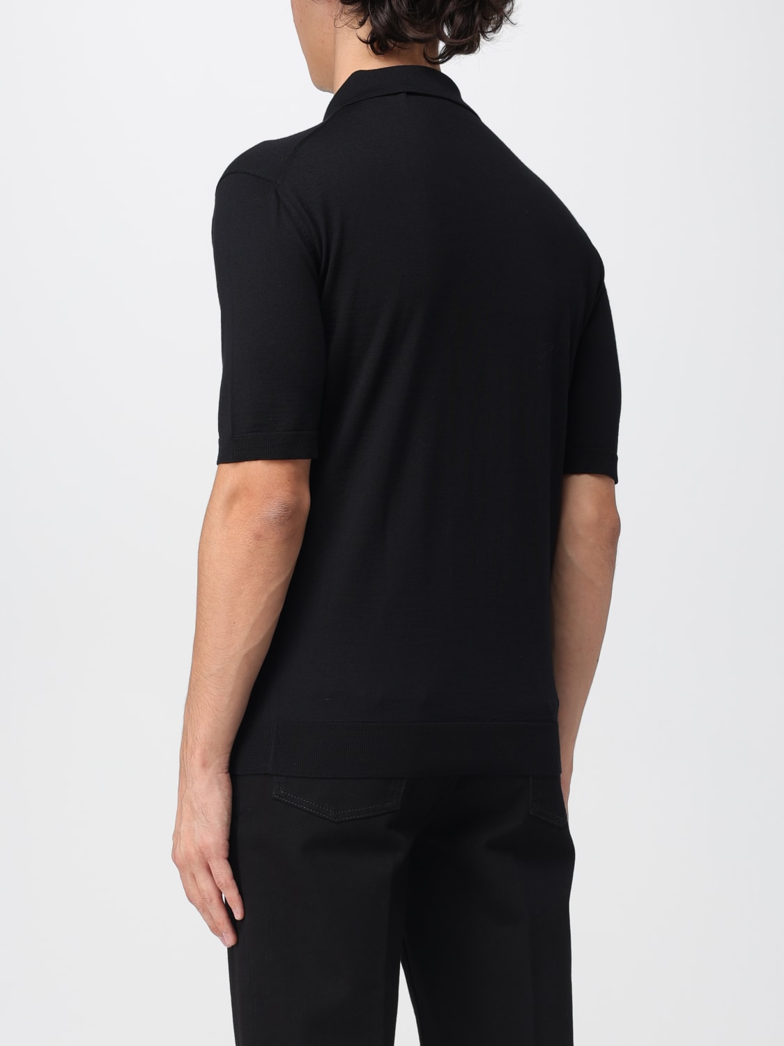 GUCCI POLO: Polo herren Gucci, Schwarz - Img 3