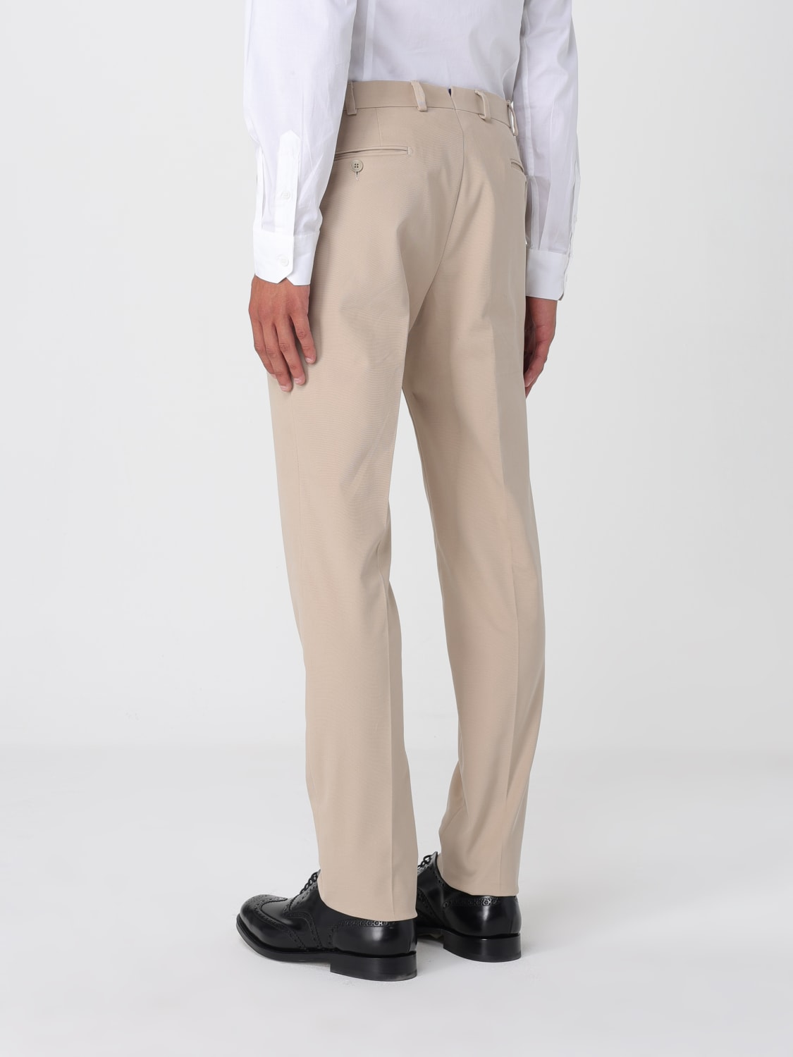 LUIGI BIANCHI PANTALONES: Pantalón hombre Luigi Bianchi, Beige - Img 2