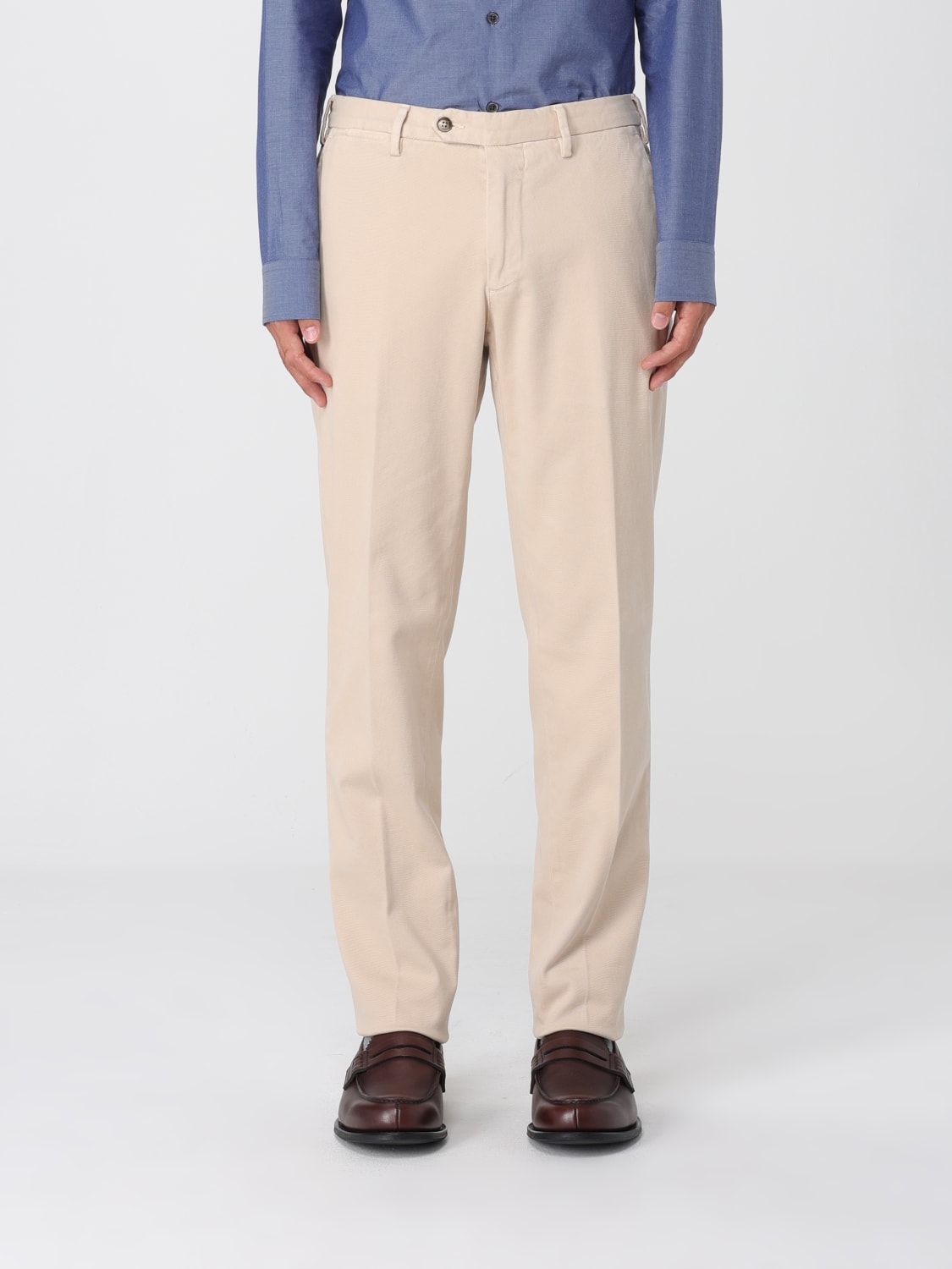 LUIGI BIANCHI PANTS: Pants men Luigi Bianchi, Beige - Img 1