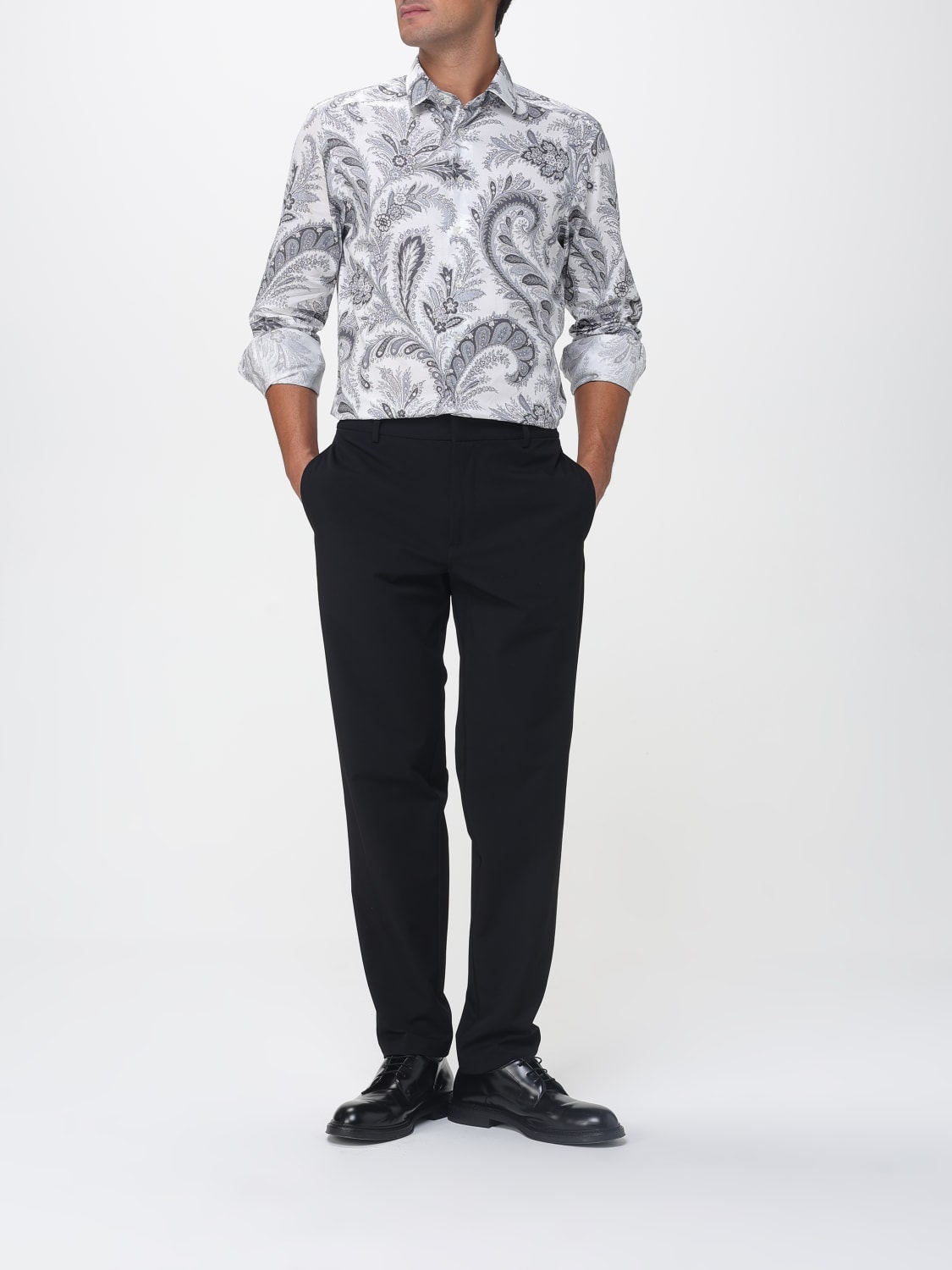 ETRO SHIRT: Shirt men Etro, Red - Img 2