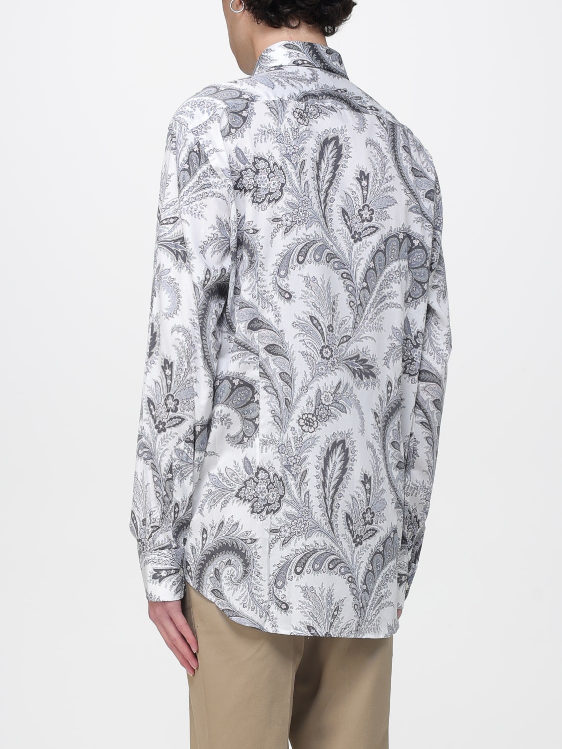 ETRO SHIRT: Shirt men Etro, Grey - Img 3