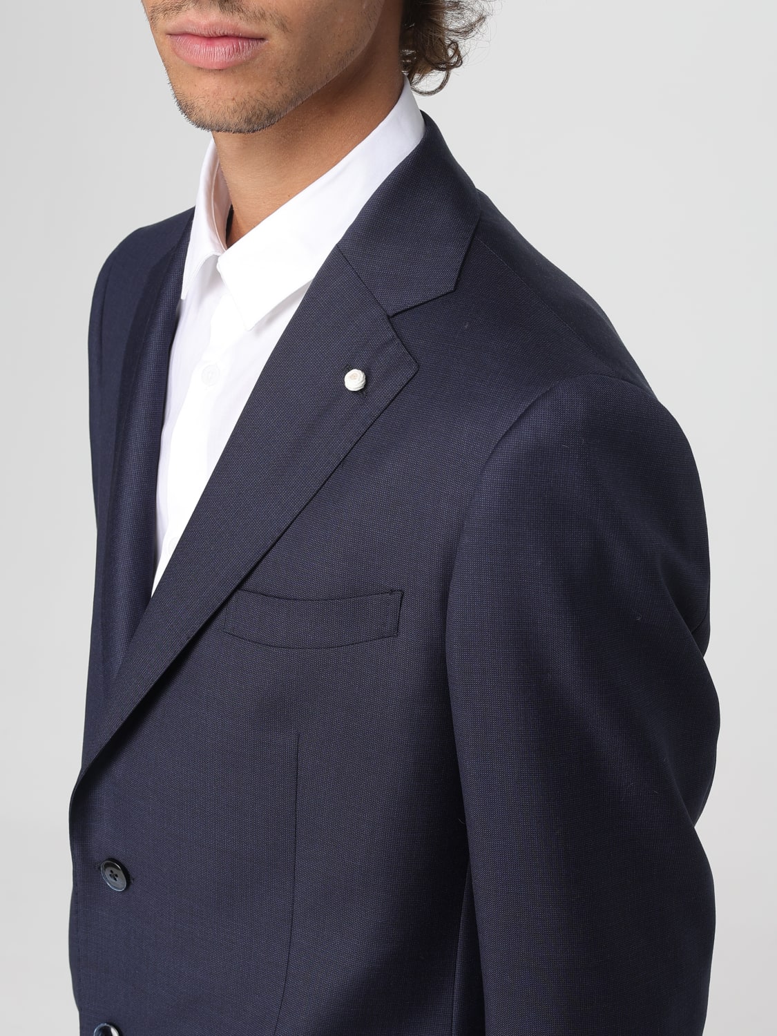 LUIGI BIANCHI SUIT: Suit men Luigi Bianchi, Blue - Img 5