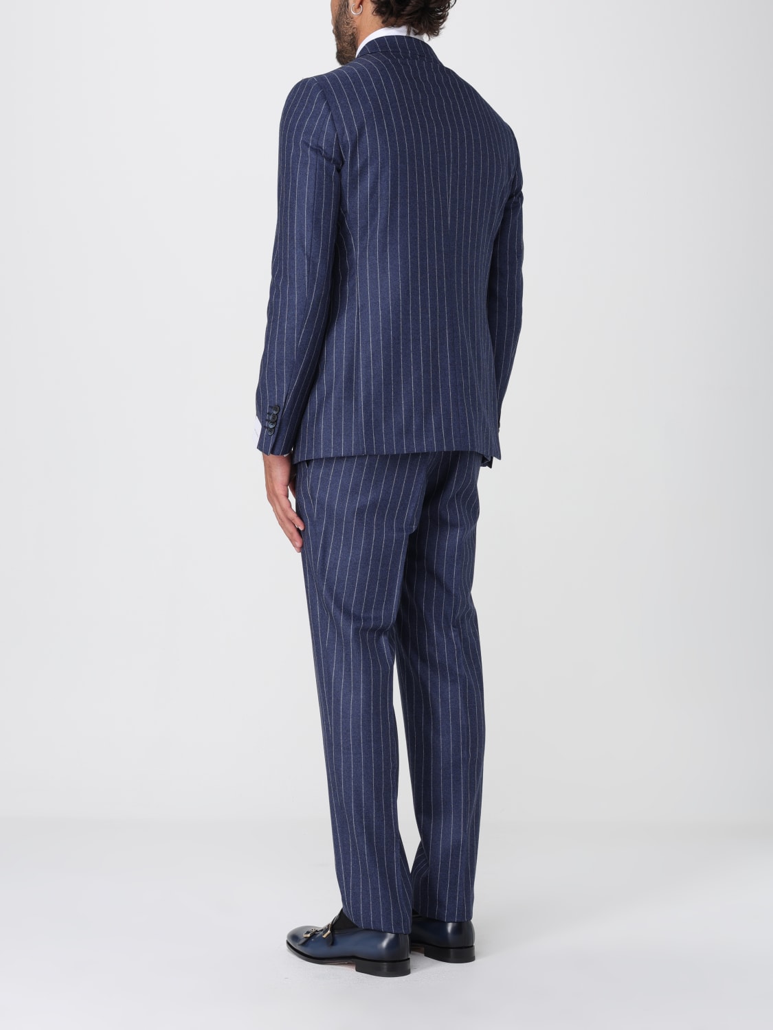 LUIGI BIANCHI ANZUG: Anzug herren Luigi Bianchi, Blau - Img 3