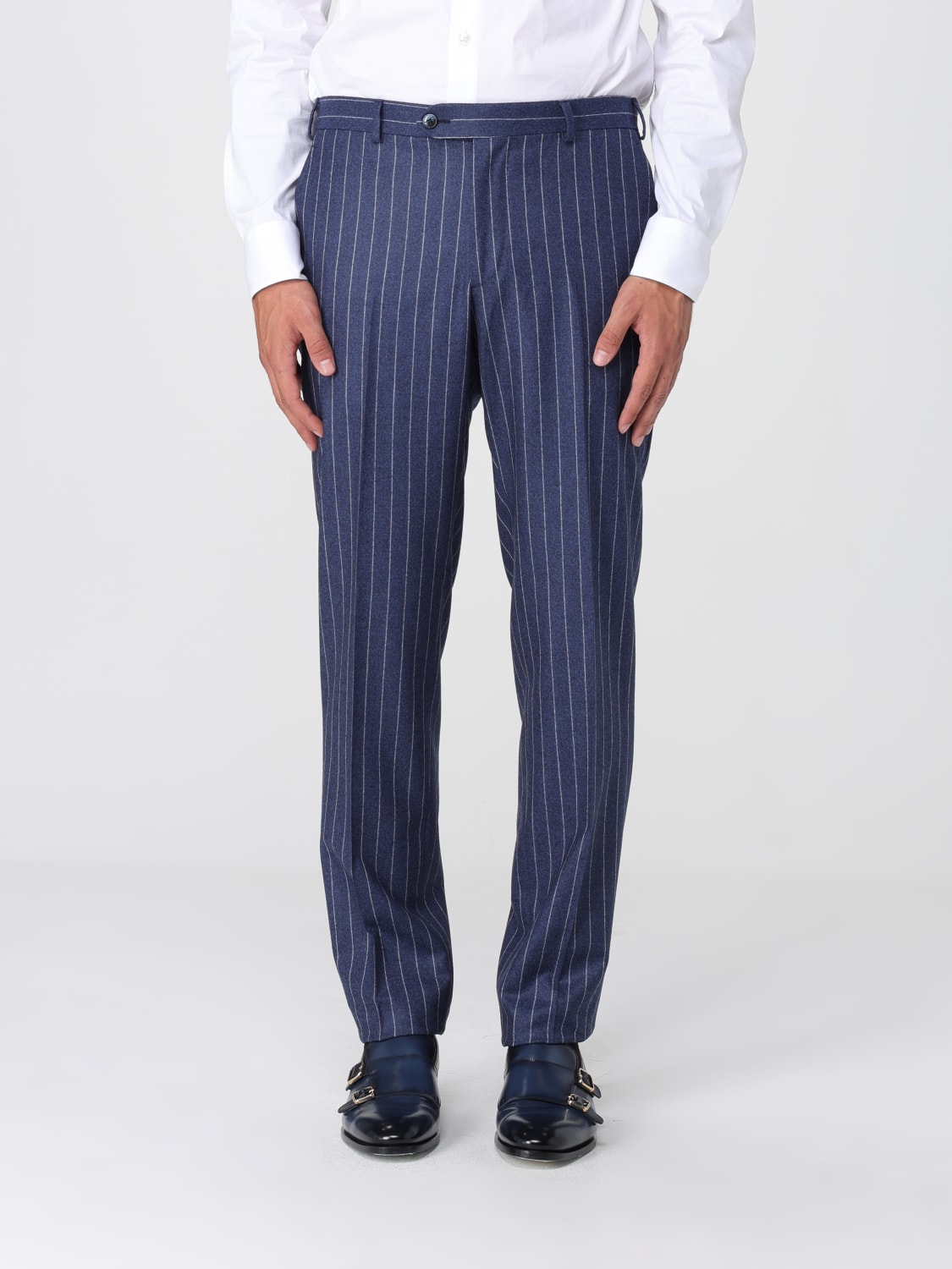 LUIGI BIANCHI ANZUG: Anzug herren Luigi Bianchi, Blau - Img 6