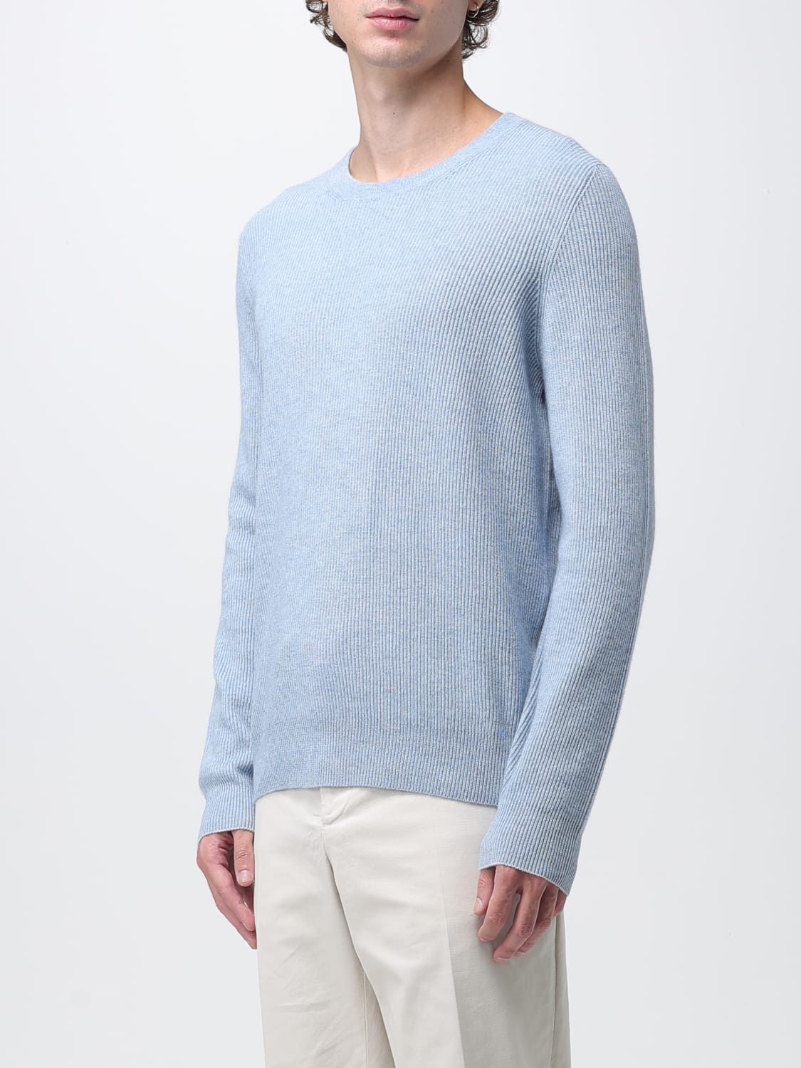 BRUNELLO CUCINELLI SWEATER: Sweater men Brunello Cucinelli, Blue - Img 4