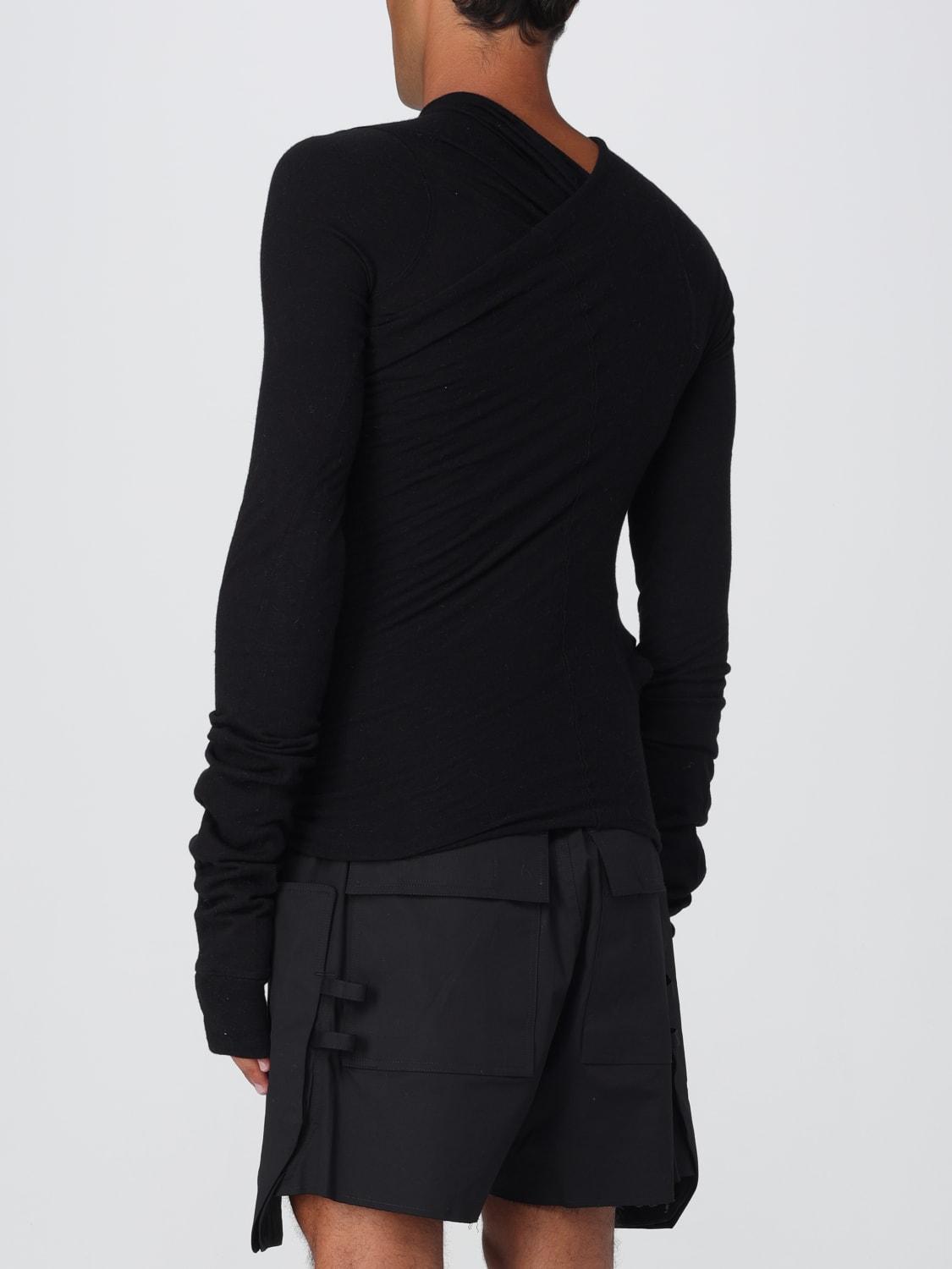 RICK OWENS SWEATER: T-shirt men Rick Owens, Black - Img 3
