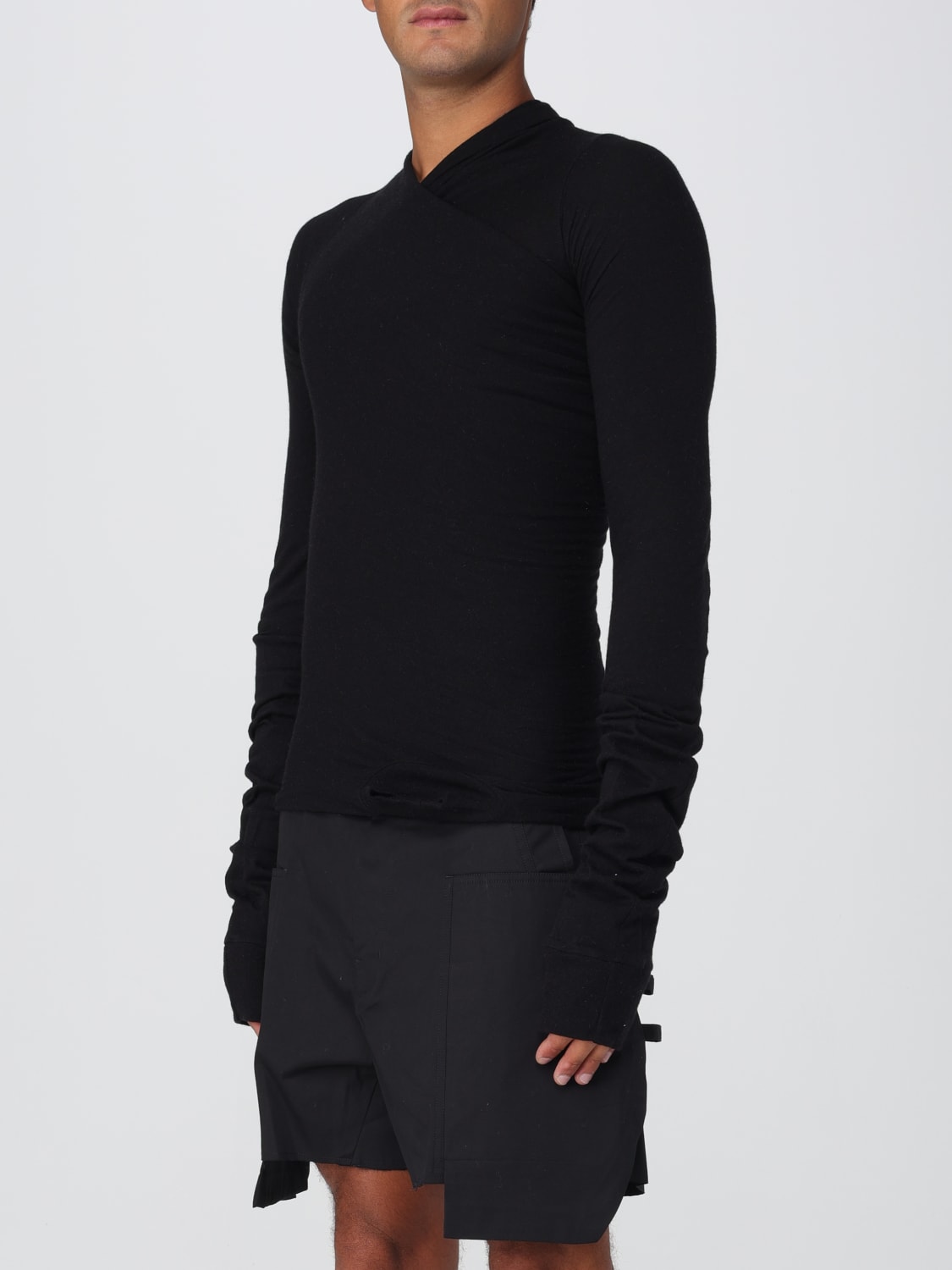 RICK OWENS SWEATER: T-shirt men Rick Owens, Black - Img 4
