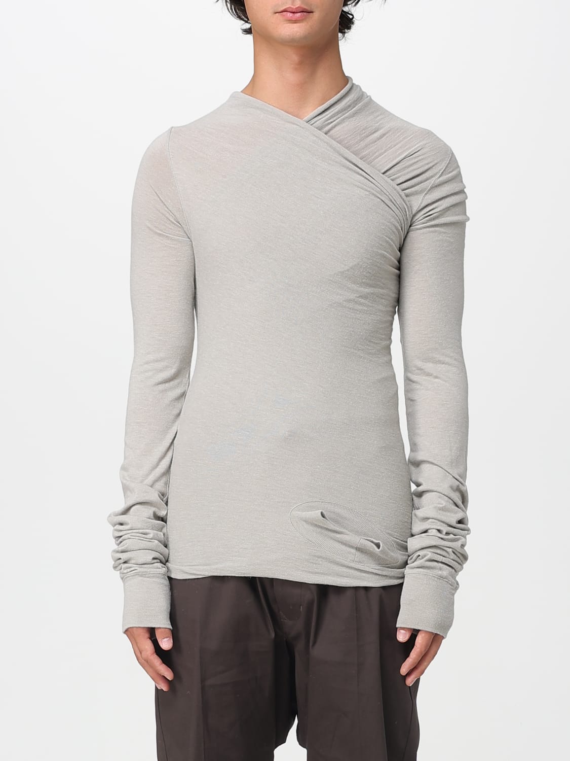 RICK OWENS JERSEY: Camiseta hombre Rick Owens, Gris - Img 1