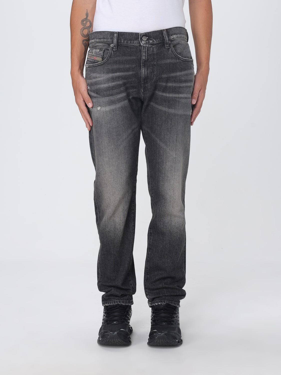 DIESEL JEANS: Jeans hombre Diesel, Gris - Img 1
