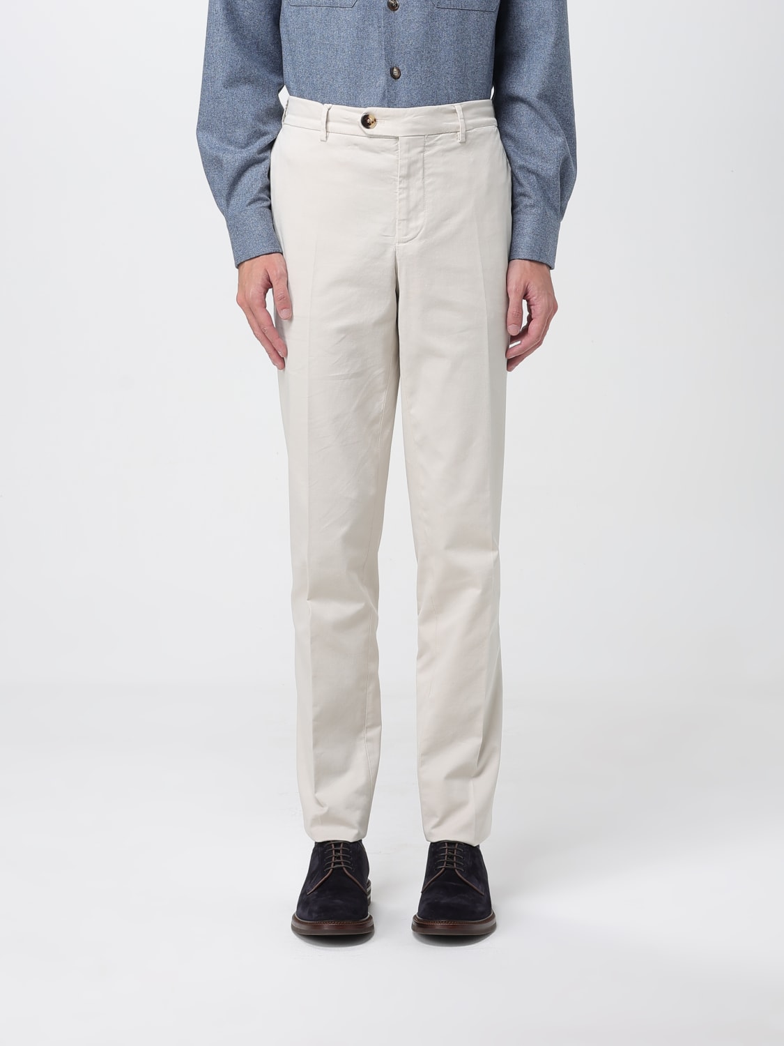 BRUNELLO CUCINELLI PANTS: Pants men Brunello Cucinelli, Grey - Img 1