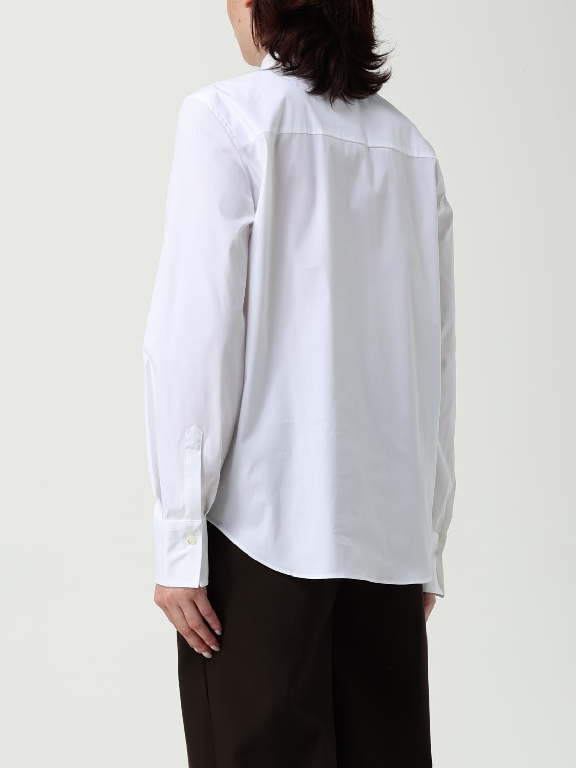BRUNELLO CUCINELLI HEMDBLUSE: Hemdbluse damen Brunello Cucinelli, Weiß - Img 2