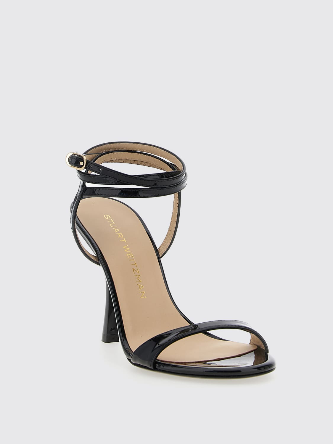 STUART WEITZMAN HEELED SANDAL: Flat sandals woman Stuart Weitzman, Black - Img 2