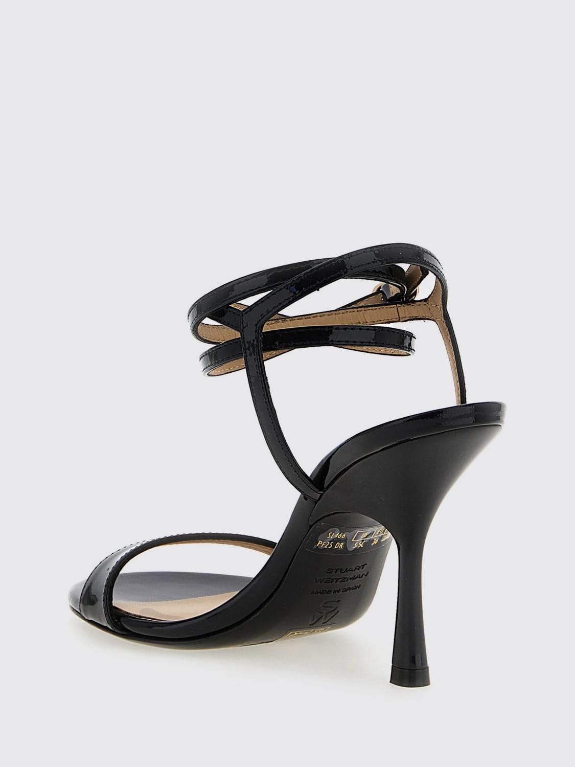 STUART WEITZMAN HEELED SANDAL: Flat sandals woman Stuart Weitzman, Black - Img 3