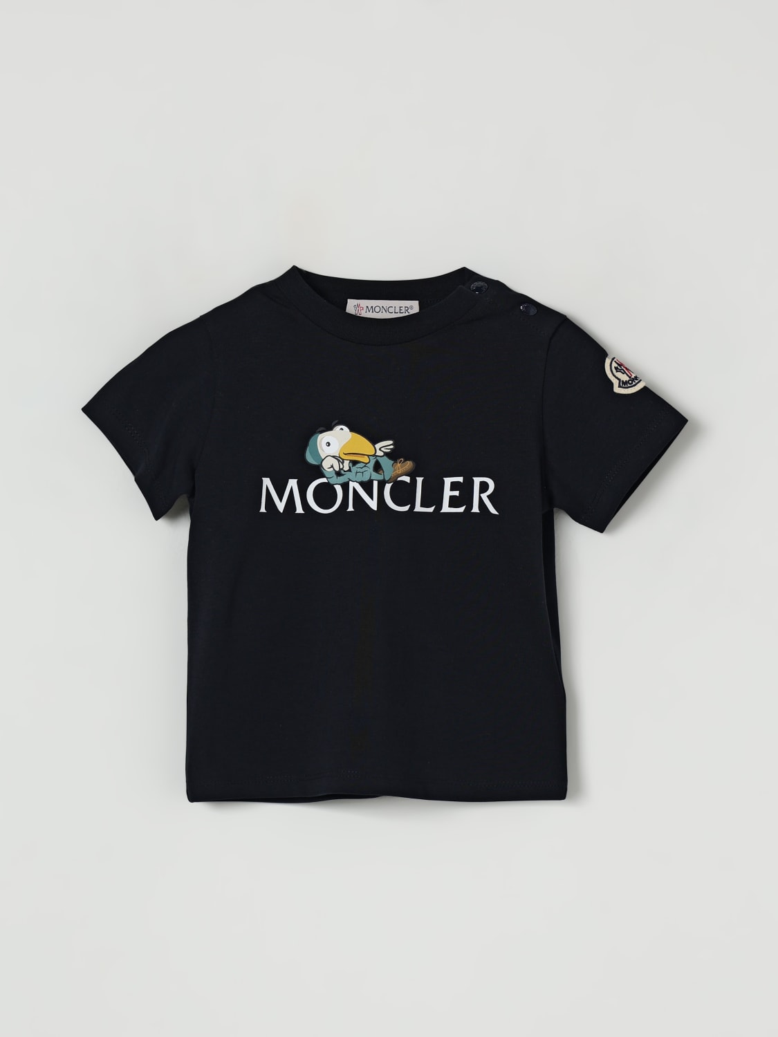 MONCLER Tシャツ: Tシャツ ボーイ Moncler, ブルー - Img 1