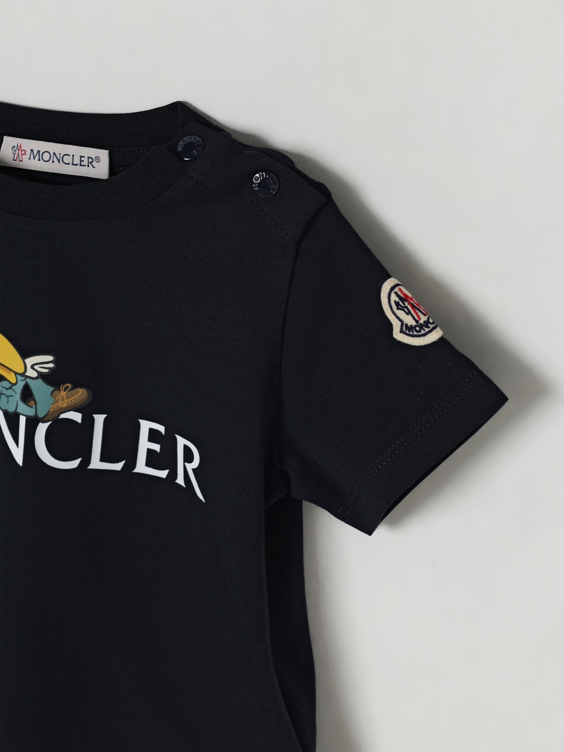 MONCLER Tシャツ: Tシャツ ボーイ Moncler, ブルー - Img 3