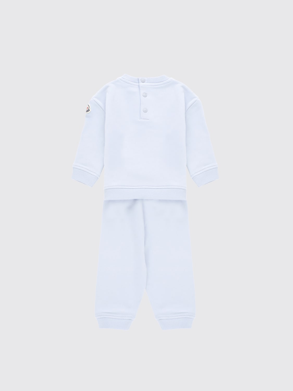 MONCLER JUMPSUIT: Romper kids Moncler, Blue - Img 2