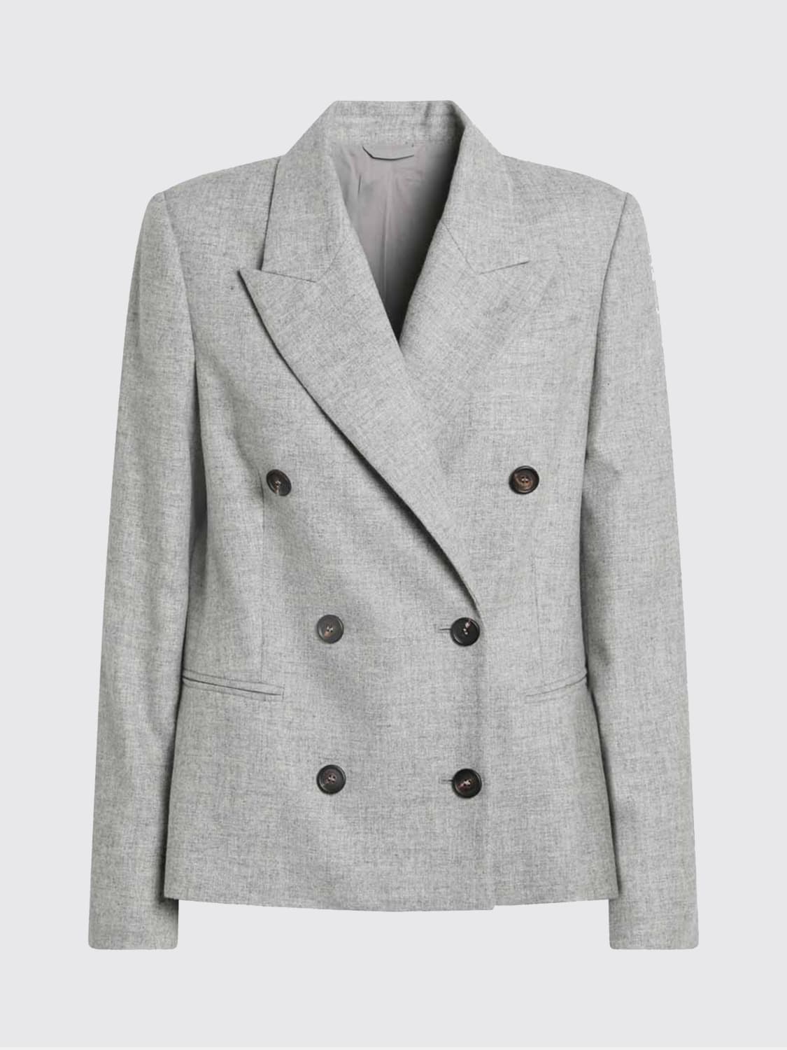 BRUNELLO CUCINELLI VESTE: Veste femme Brunello Cucinelli, Gris - Img 1