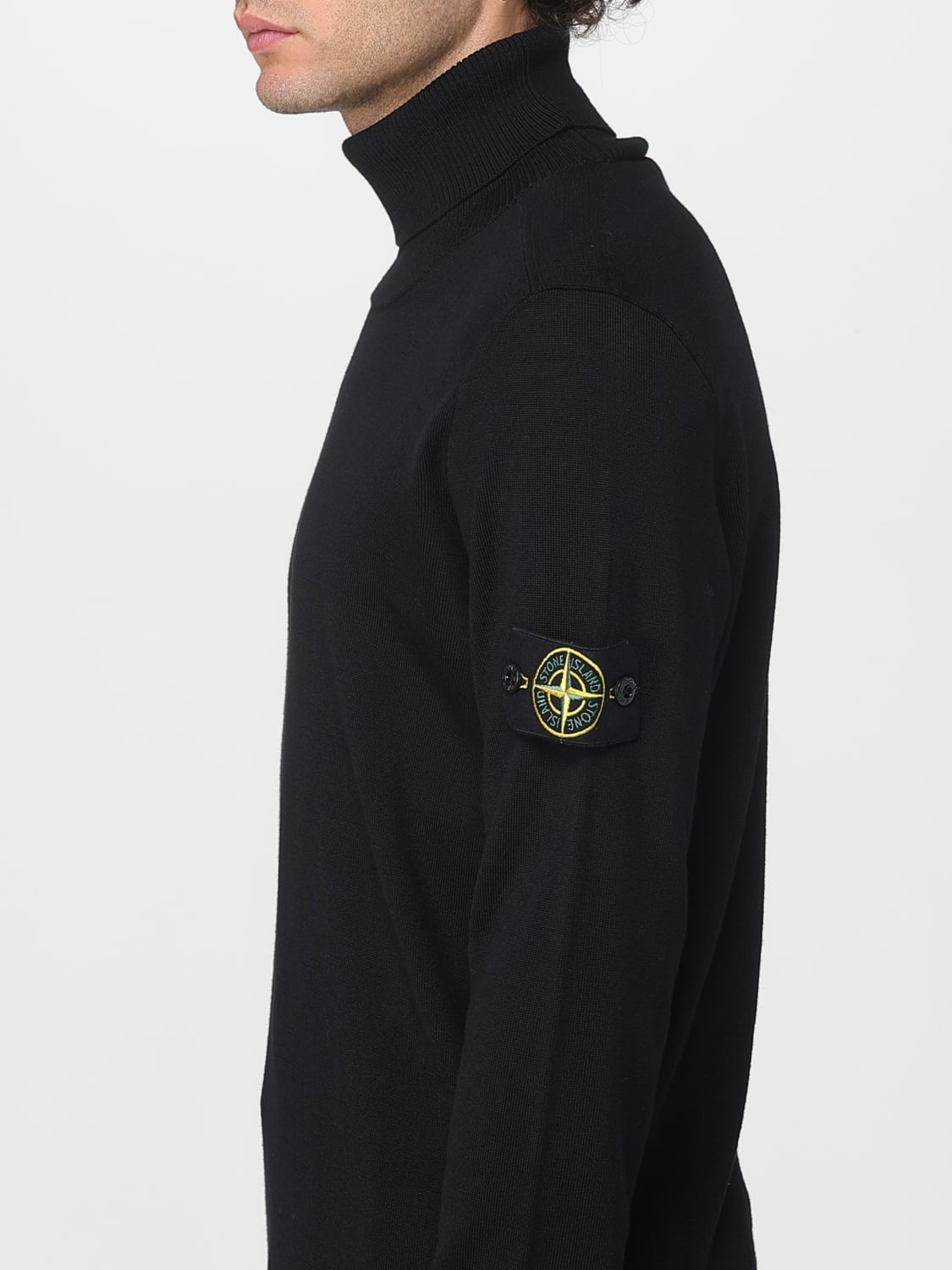 STONE ISLAND SWEATER: Sweater men Stone Island, Black - Img 5