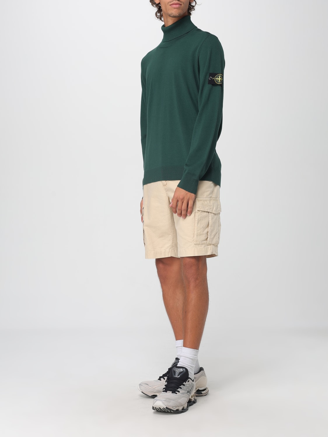 STONE ISLAND SWEATER: Sweater men Stone Island, Green - Img 2