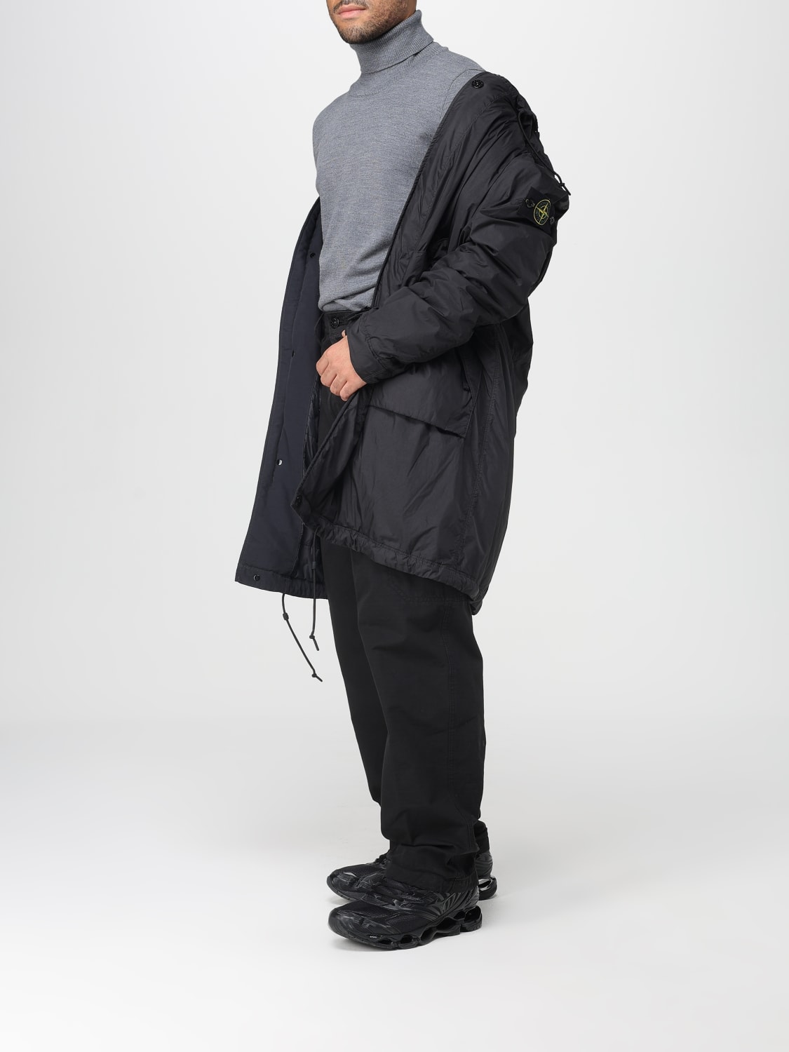 STONE ISLAND SWEATER: Sweater men Stone Island, Grey - Img 2