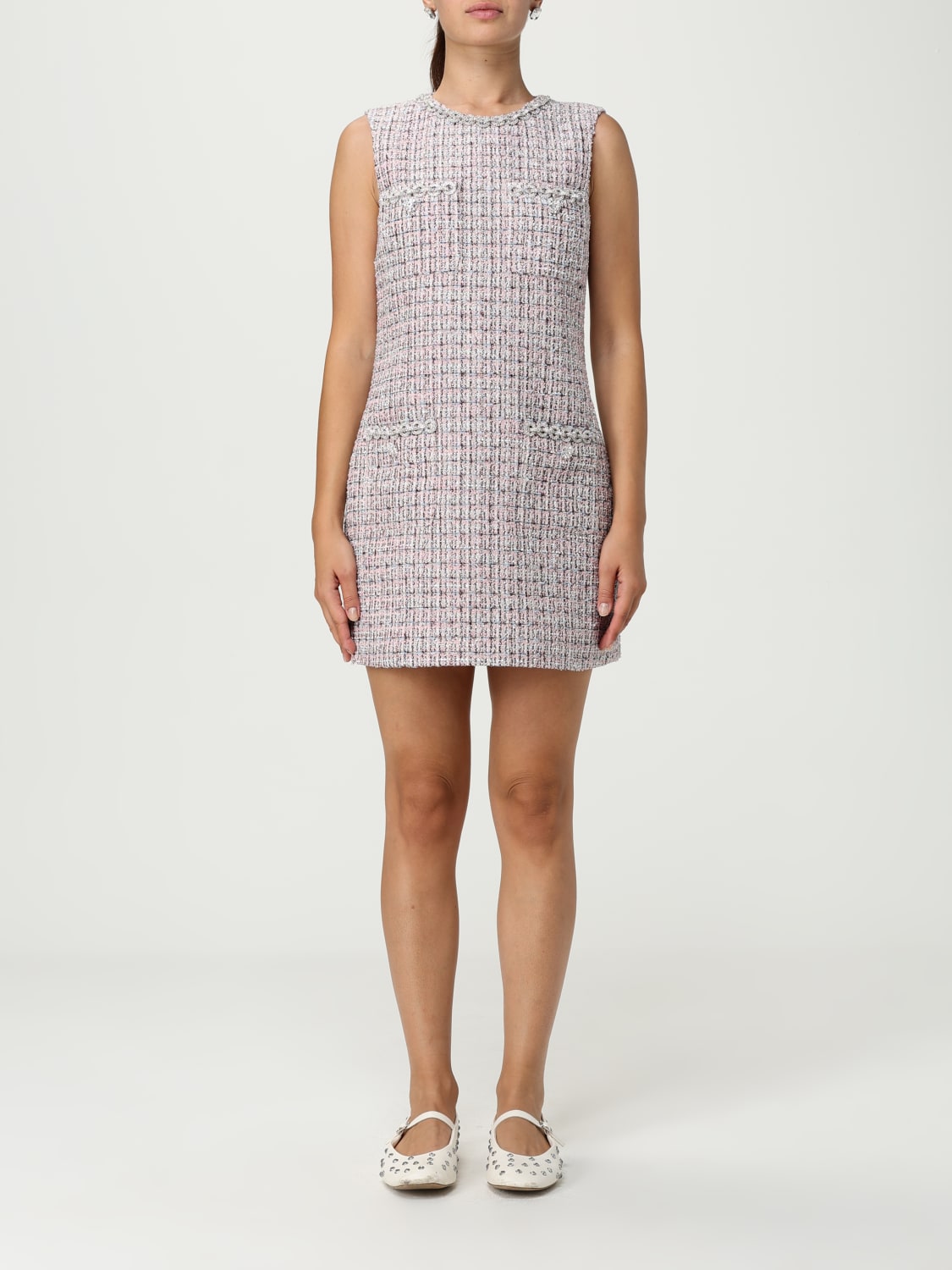 SELF-PORTRAIT VESTIDO: Vestido mujer Self-portrait, Rosa - Img 1