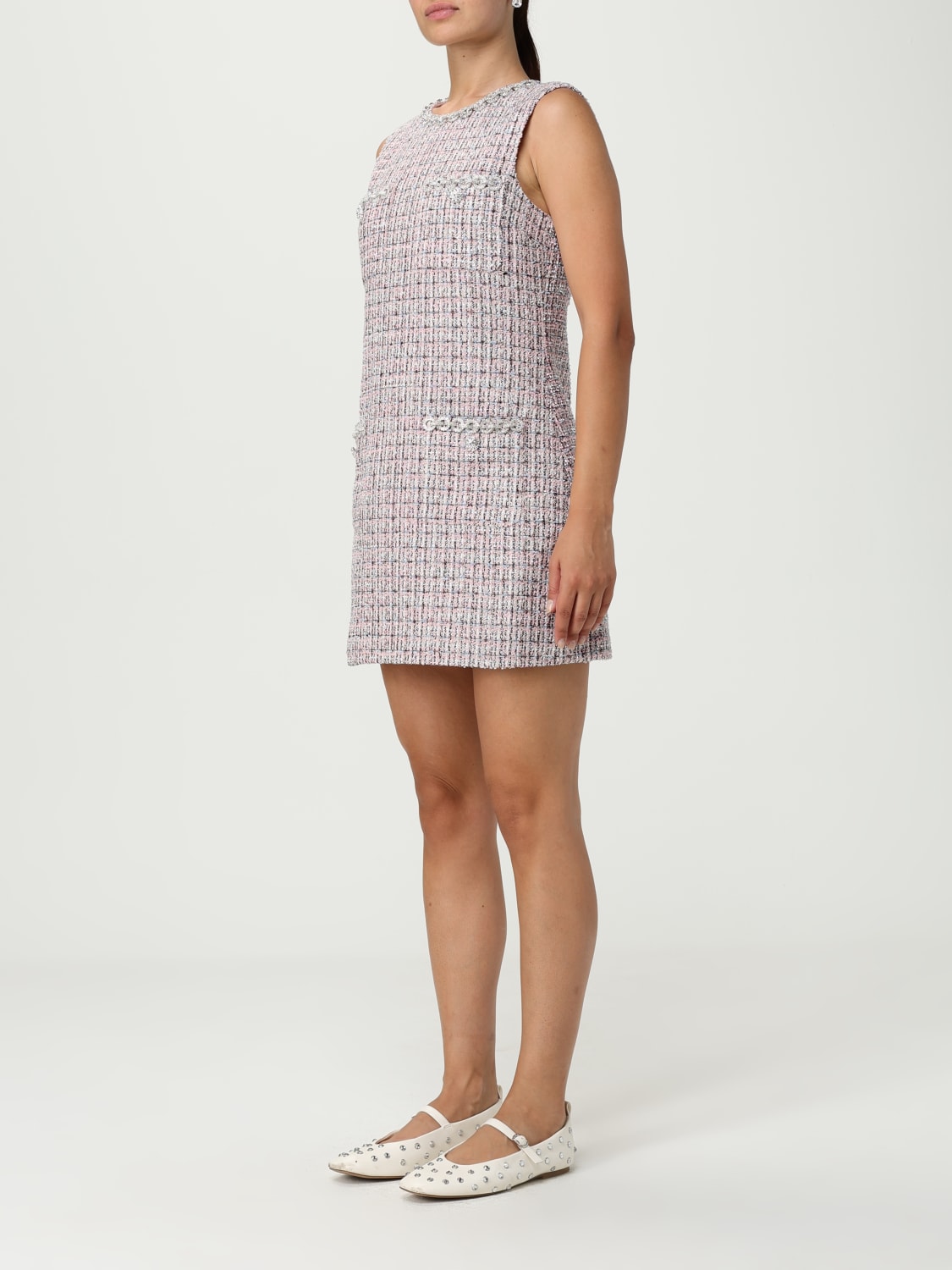 SELF-PORTRAIT VESTIDO: Vestido mujer Self-portrait, Rosa - Img 4