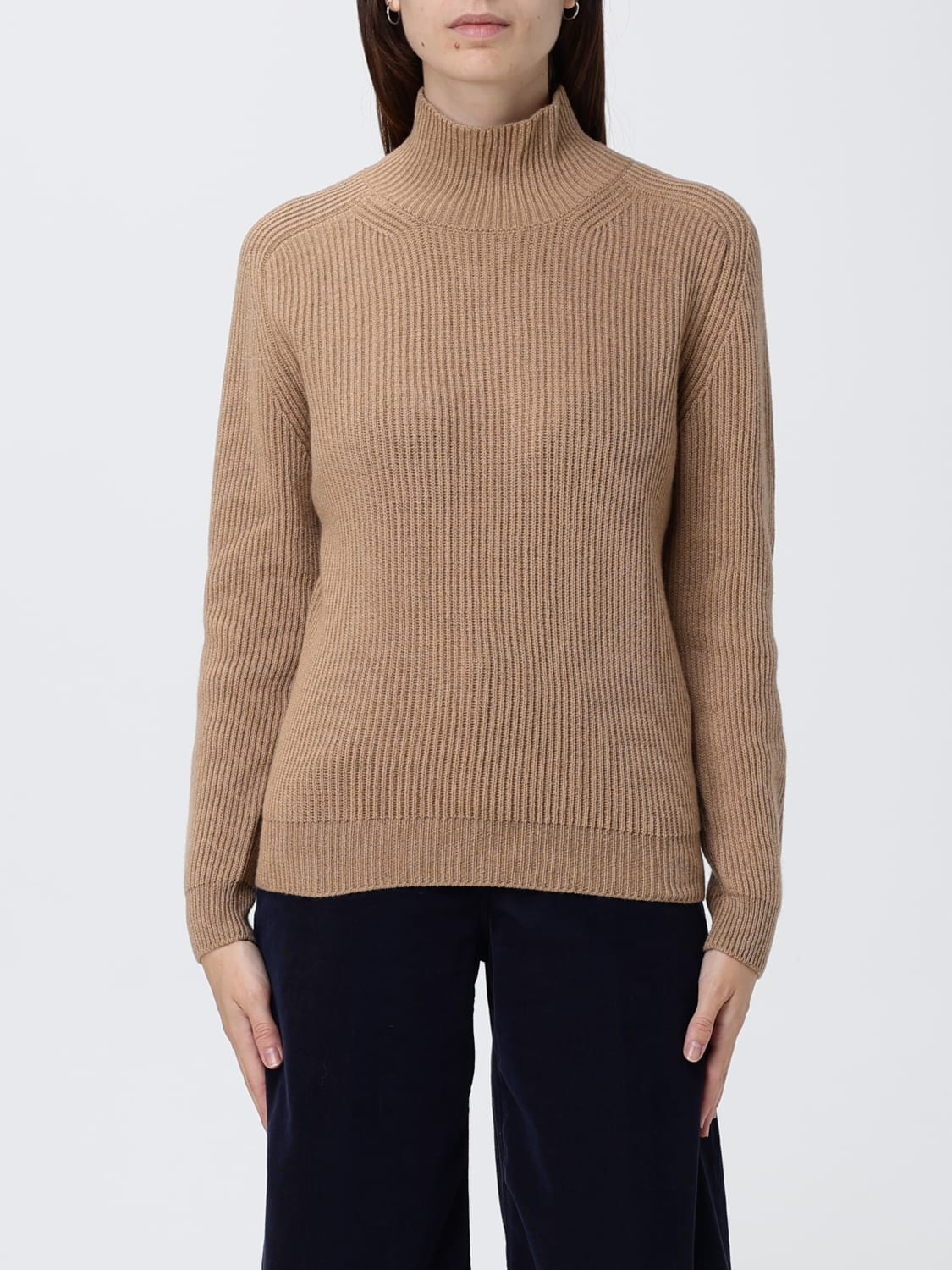 DONDUP JERSEY: Jersey mujer Dondup, Camello - Img 1