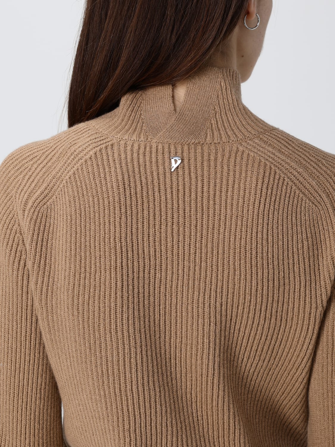DONDUP JERSEY: Jersey mujer Dondup, Camello - Img 3