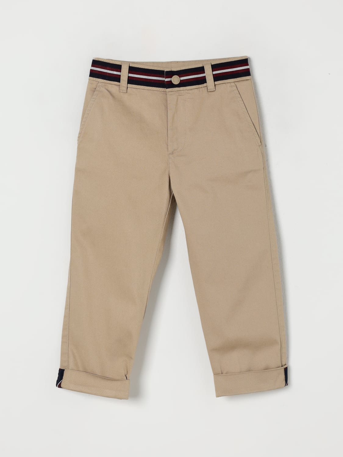 MONCLER PANTS: Pants kids Moncler, Beige - Img 1