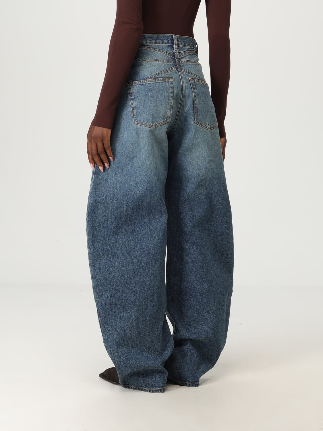 ALAÏA JEANS: Jeans woman AlaÏa, Denim - Img 3