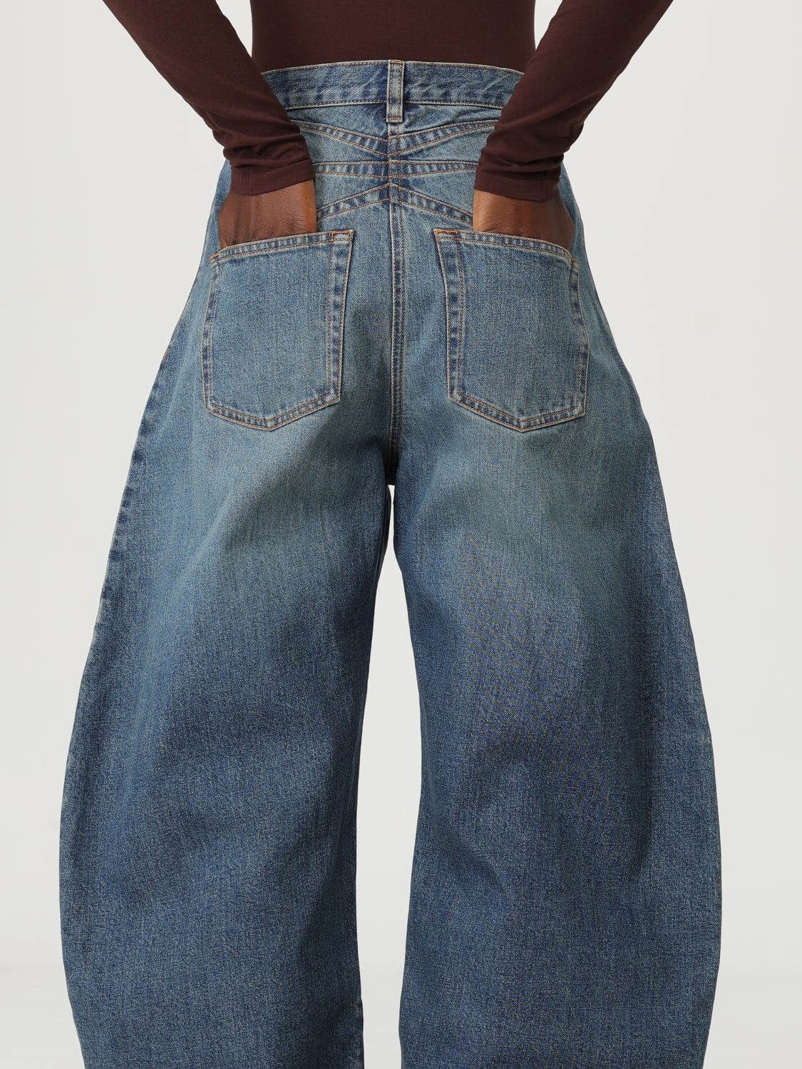 ALAÏA JEANS: Jeans woman AlaÏa, Denim - Img 5