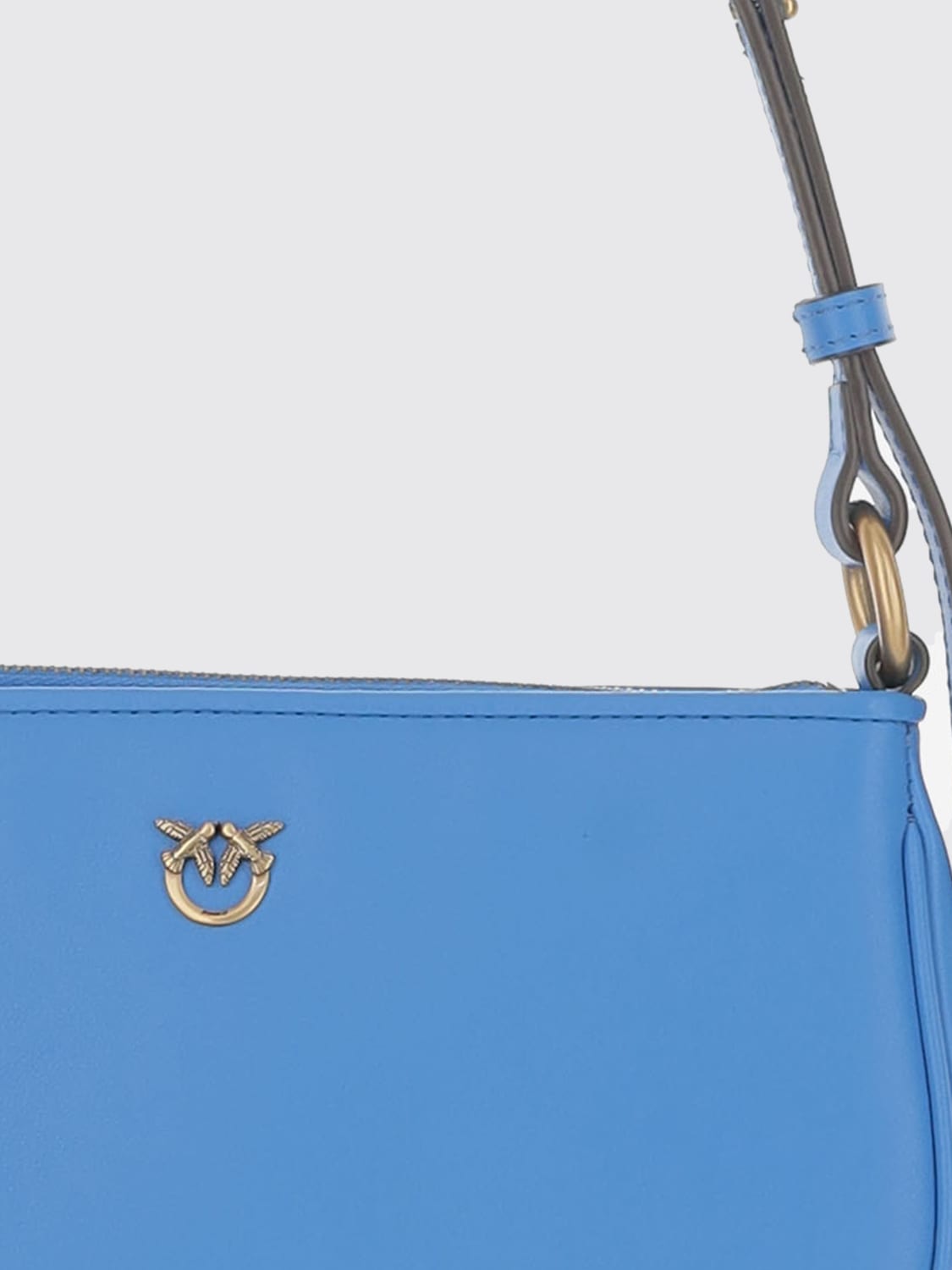 PINKO MINI BOLSO: Bolso de hombro mujer Pinko, Azul Oscuro - Img 4