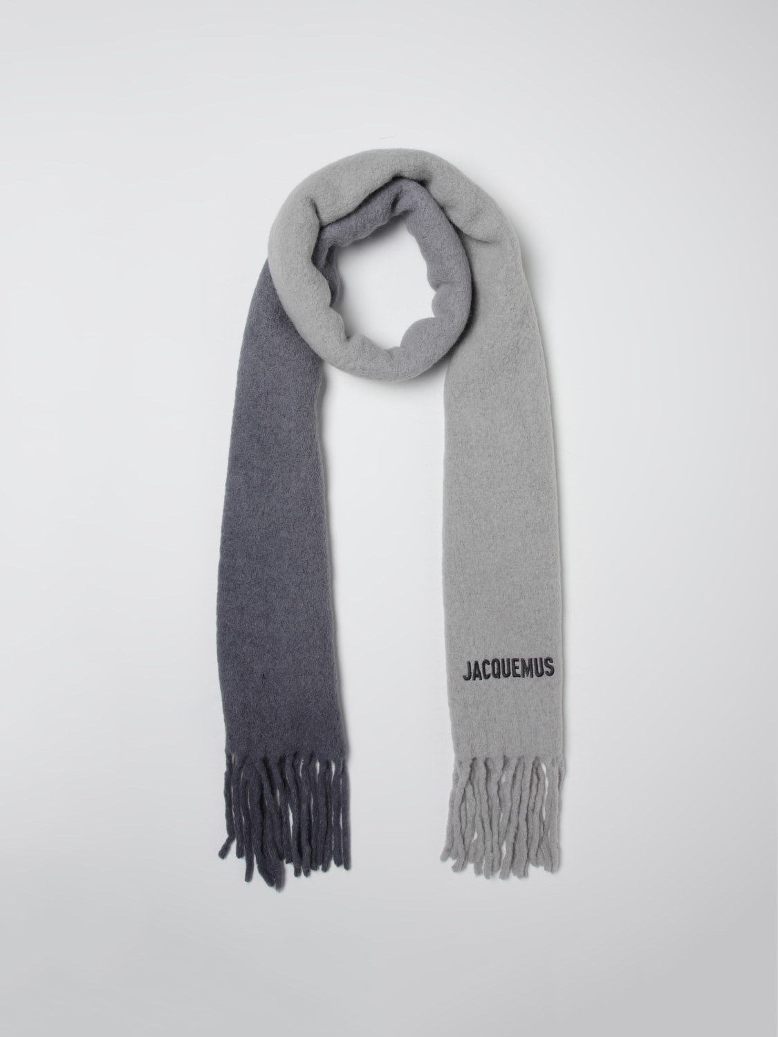 JACQUEMUS SCARF: Scarf men Jacquemus, Grey - Img 2