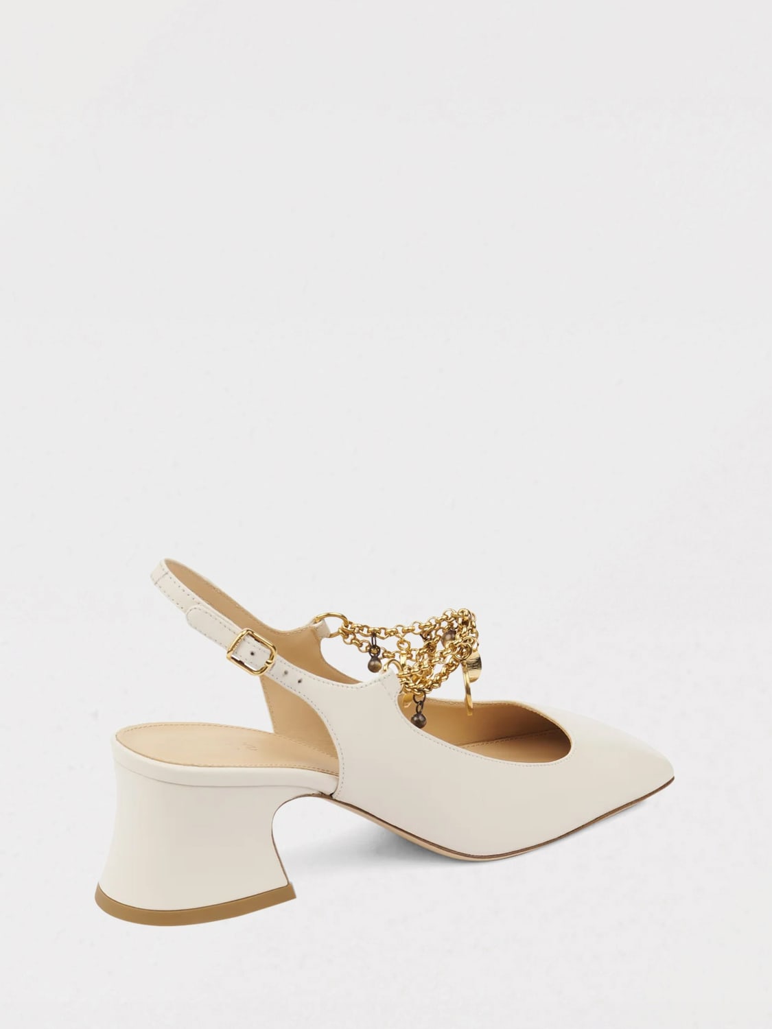 CHLOÉ ESCARPIN: Chaussures à talons femme ChloÉ, Blanc - Img 3