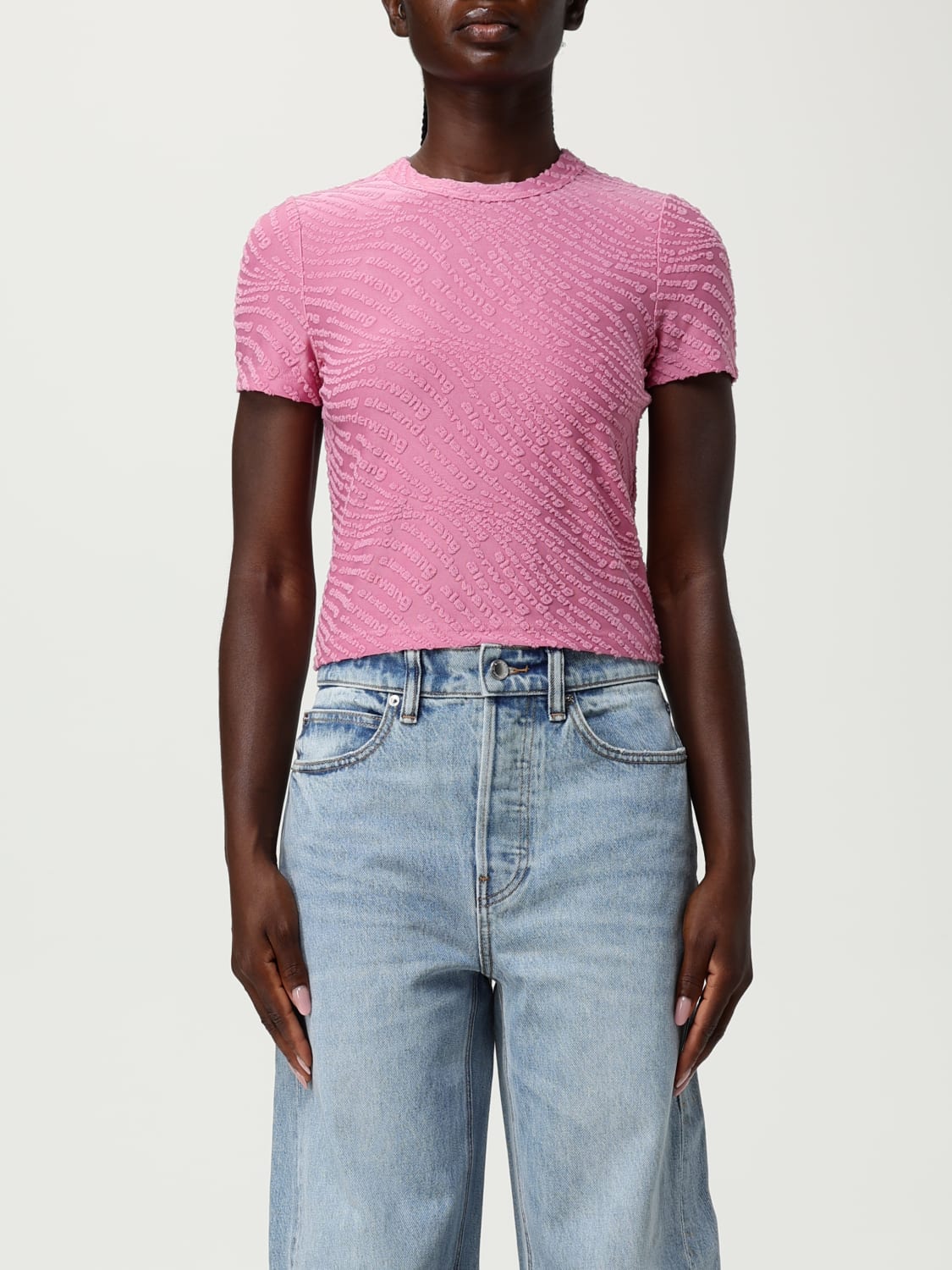 ALEXANDER WANG TOP: Top woman Alexander Wang, Pink - Img 1