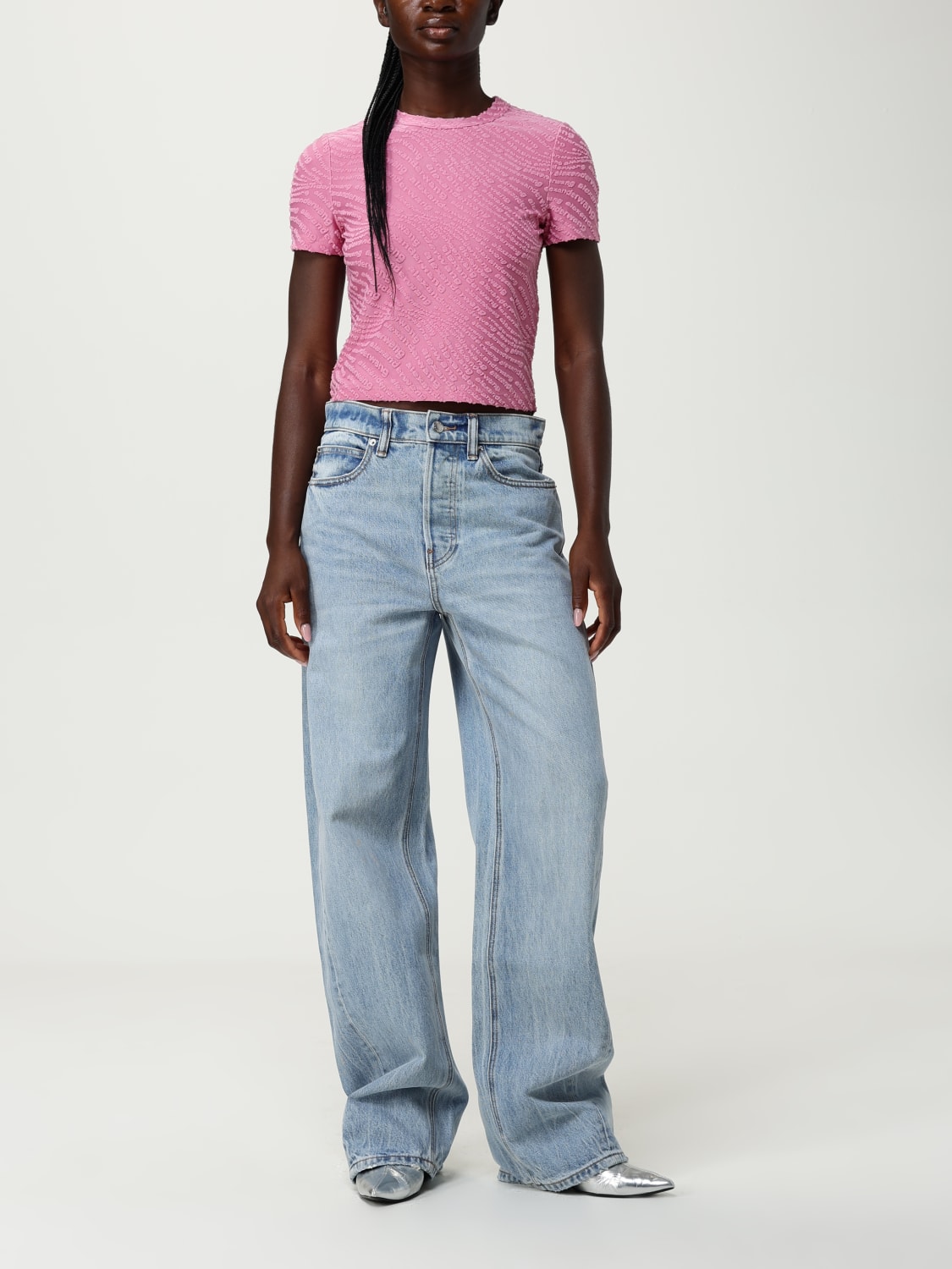 ALEXANDER WANG TOP: Top woman Alexander Wang, Pink - Img 2