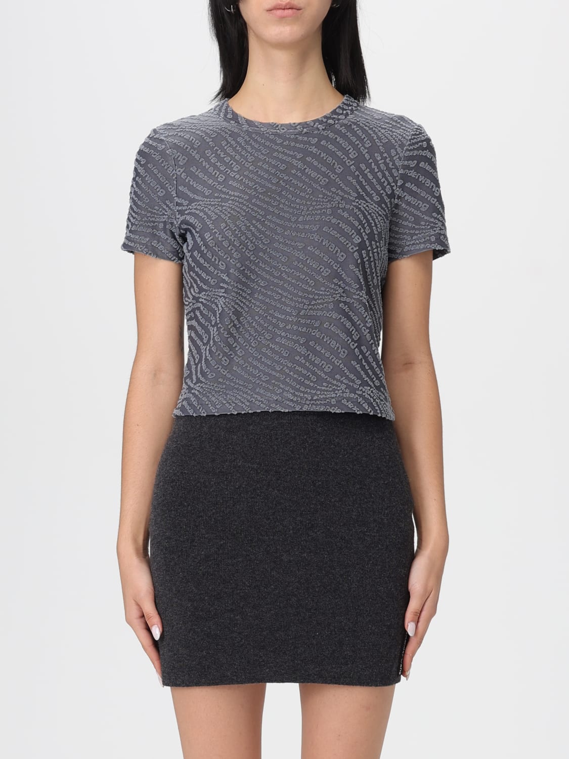 ALEXANDER WANG TOP: Top damen Alexander Wang, Grau - Img 1