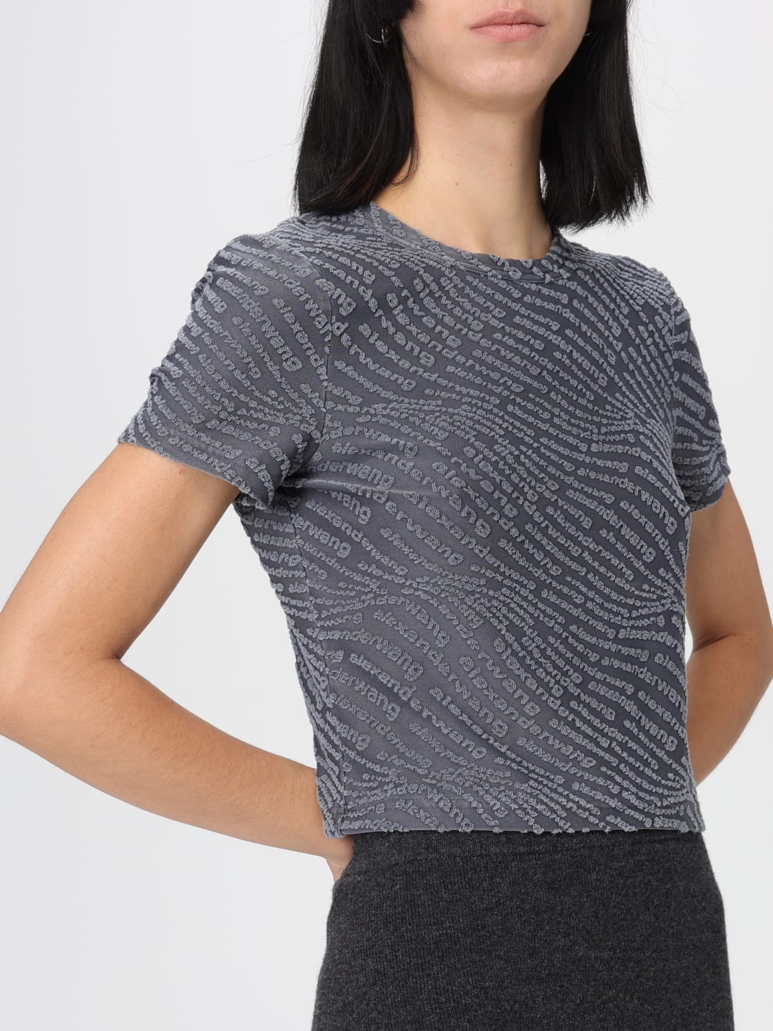 ALEXANDER WANG TOP: Top damen Alexander Wang, Grau - Img 5