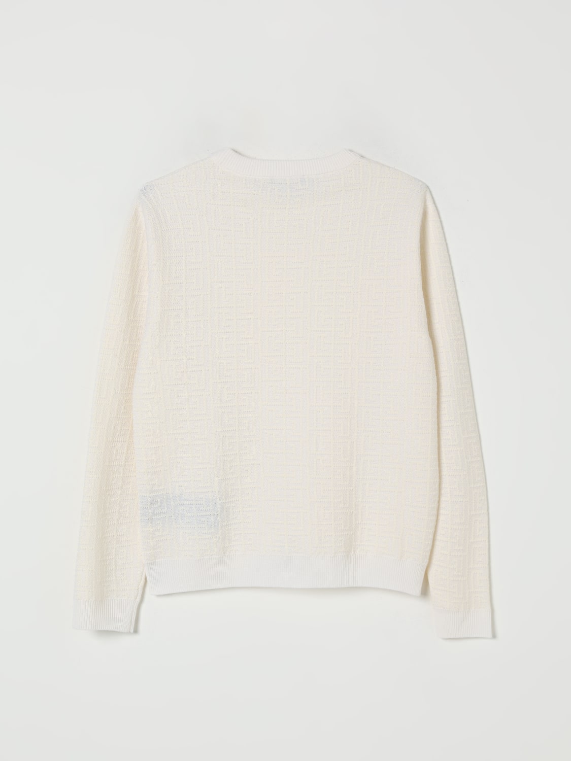 BALMAIN PULLOVER: Pullover kinder Balmain, Weiß - Img 2