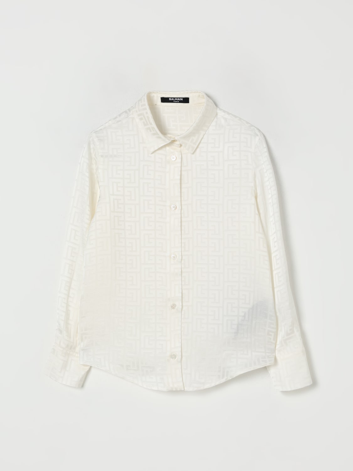 BALMAIN CAMISA: Camisa niños Balmain, Blanco - Img 1