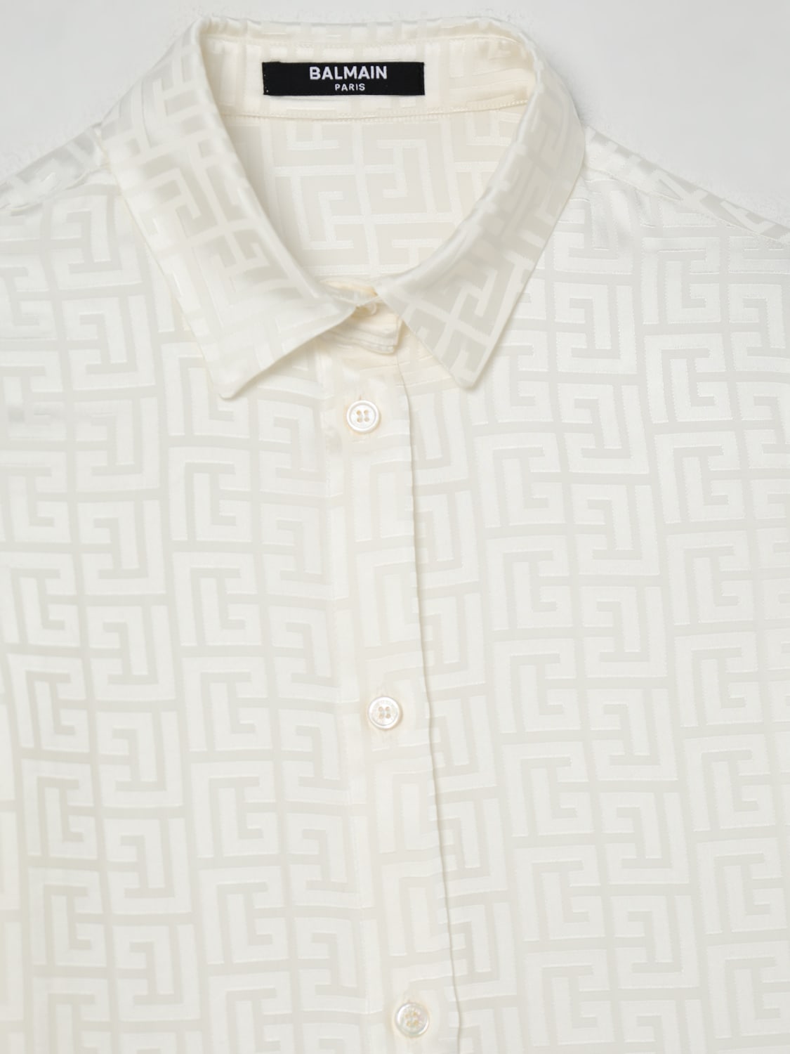 BALMAIN CAMISA: Camisa niños Balmain, Blanco - Img 3