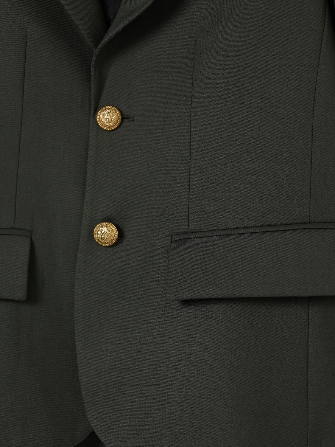 BALMAIN CHAQUETA: Chaqueta niños Balmain, Kaki - Img 3