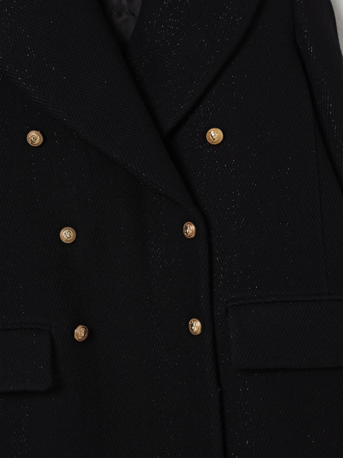 BALMAIN COAT: Jacket kids Balmain, Black - Img 3