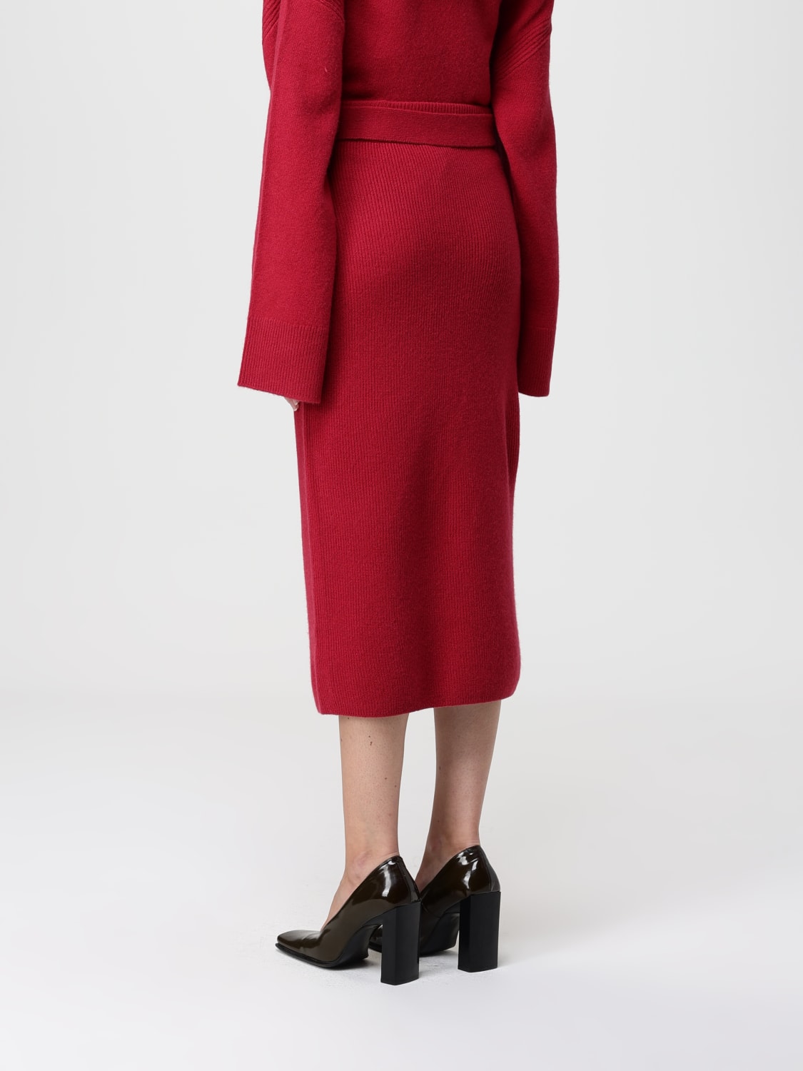 EMPORIO ARMANI FALDA: Falda mujer Emporio Armani, Rojo - Img 3